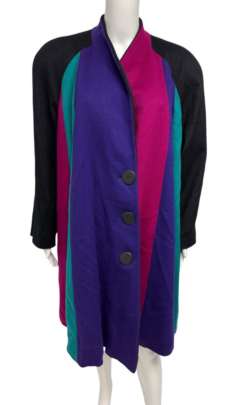 Vintage 90s Charles Klein women’s multicolor Wool blend Union Made size 12