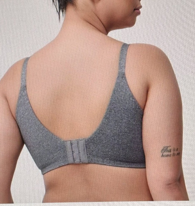 TORRID CURVE 44DDD Heather Gray Underwire Lightly Lined Balconette Bra NWT