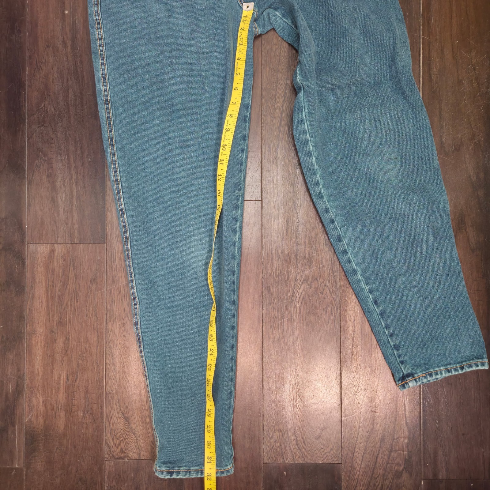 Vintage Zena Denim Jeans Women Size 10 Missy (27×32) Taper Leg 80’s USA Cotton