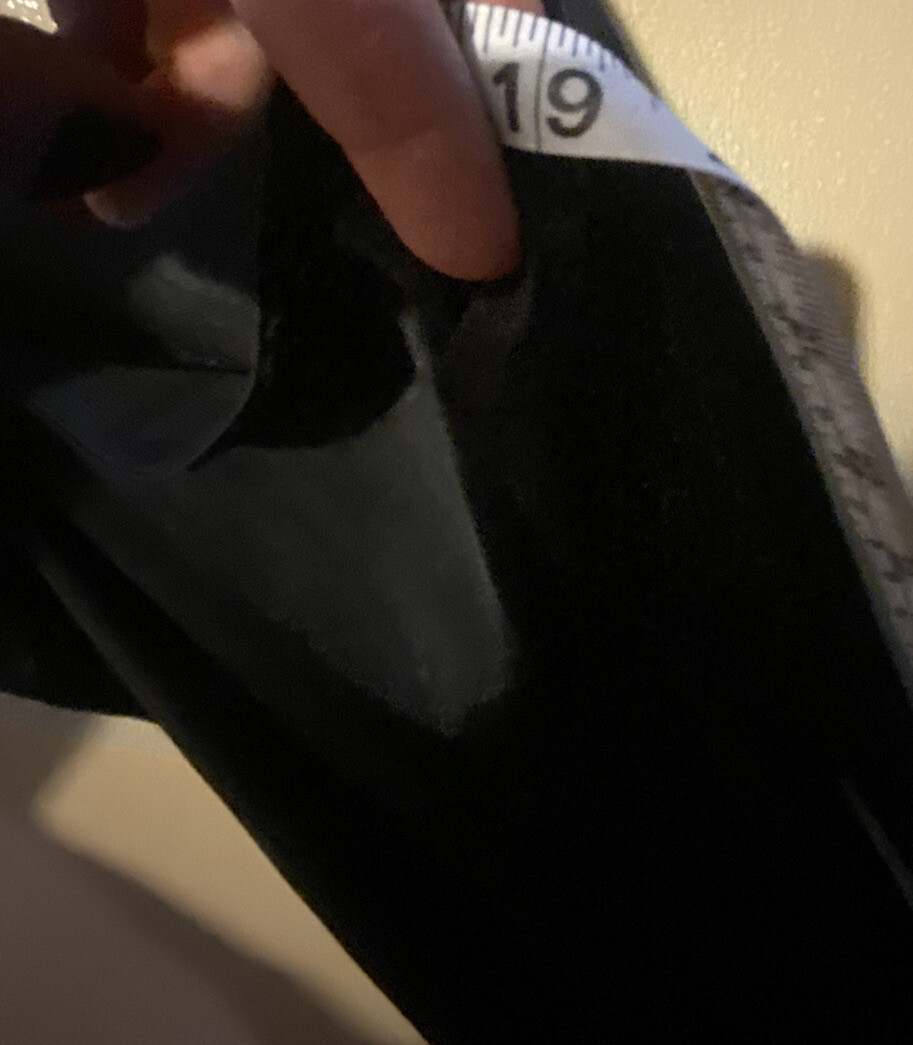 vasarette dress slip black size 38 made in usa 100% Nylon Y2K
