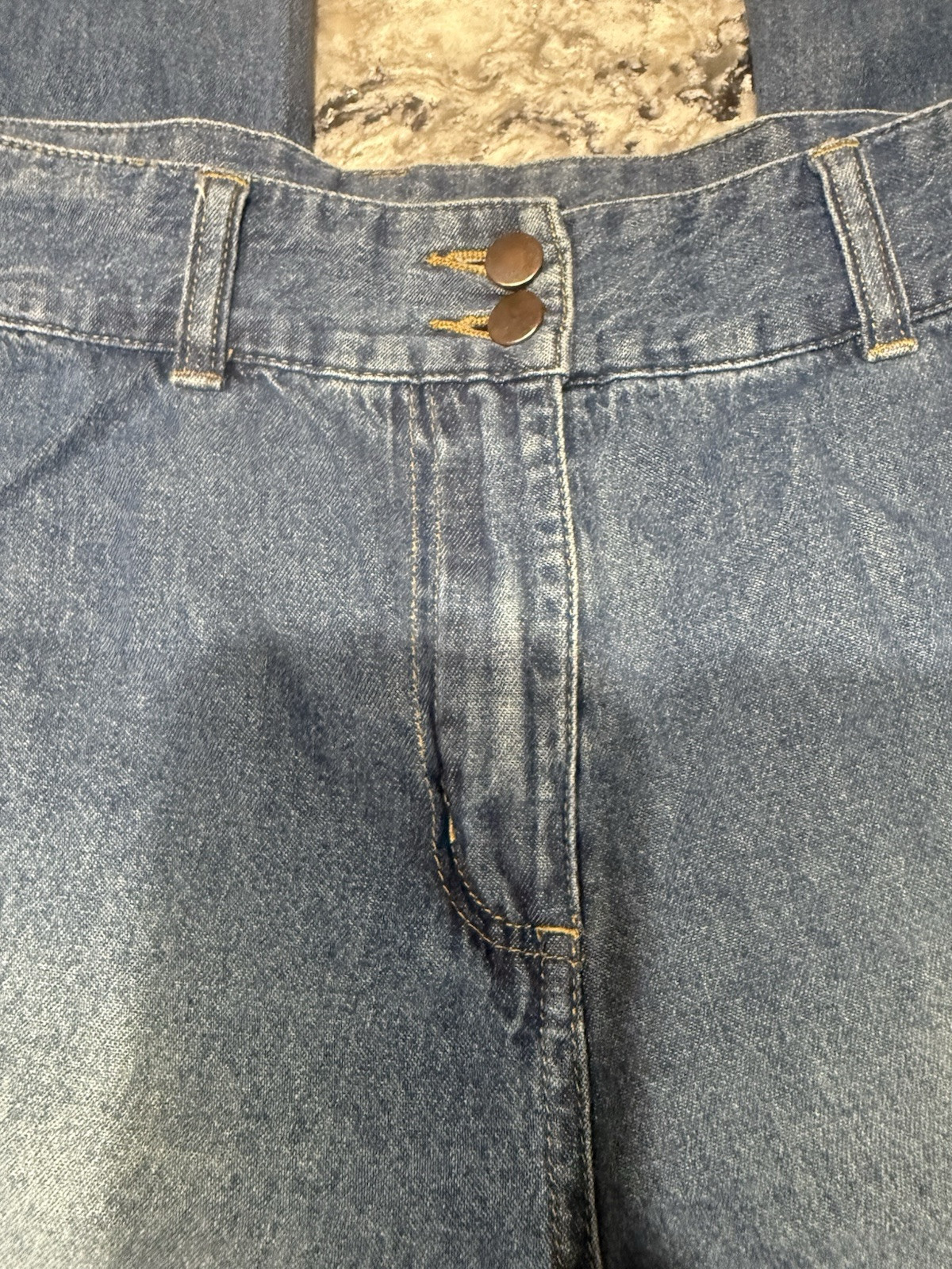 VTG Forenza High Rise Jeans No Rear Pockets Sz 12 90s Y2K