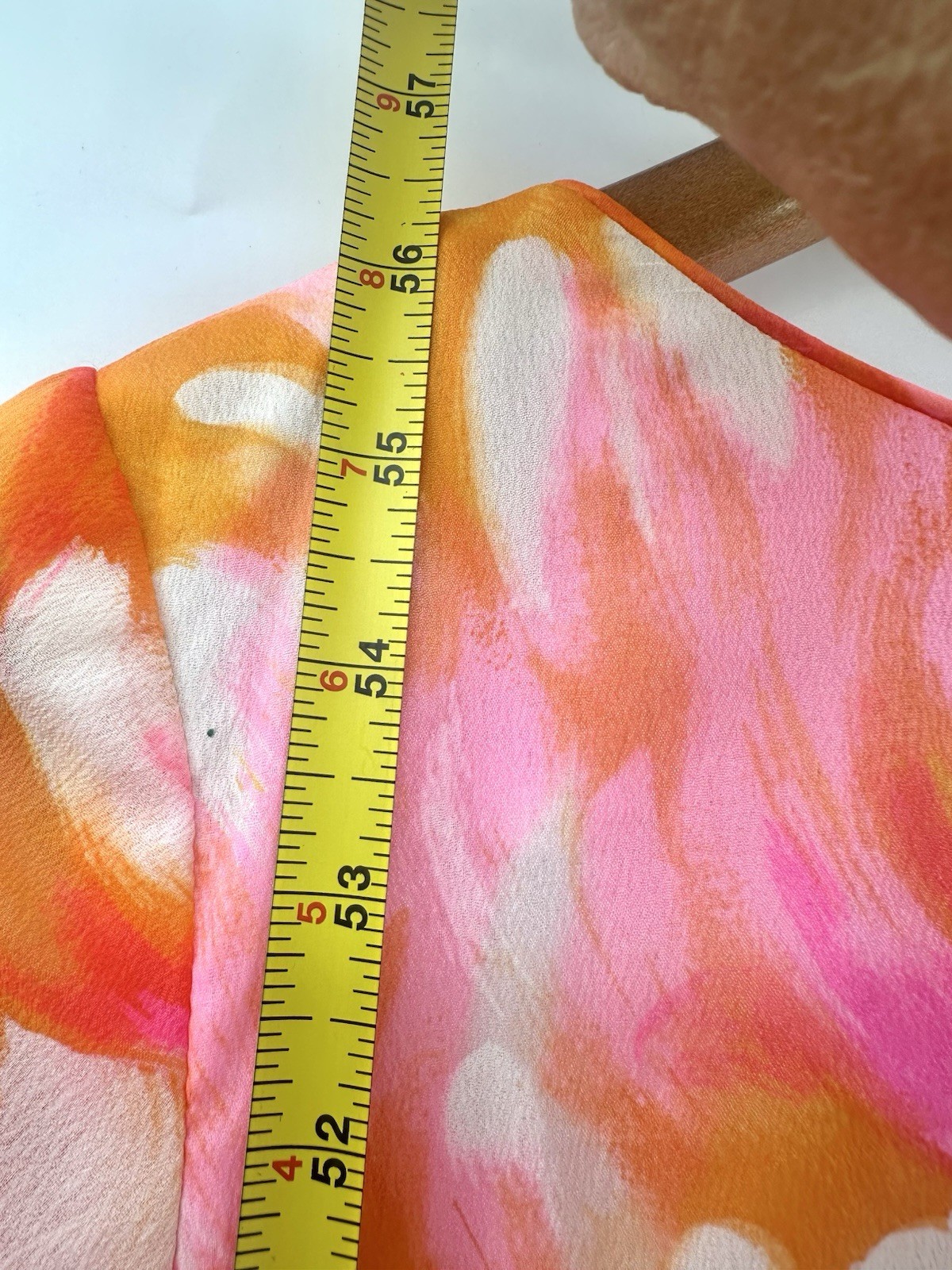 Vintage Parisa Honolulu Hawaiian M Floral Maxi Dress Pink Orange Mod Shift QQ35