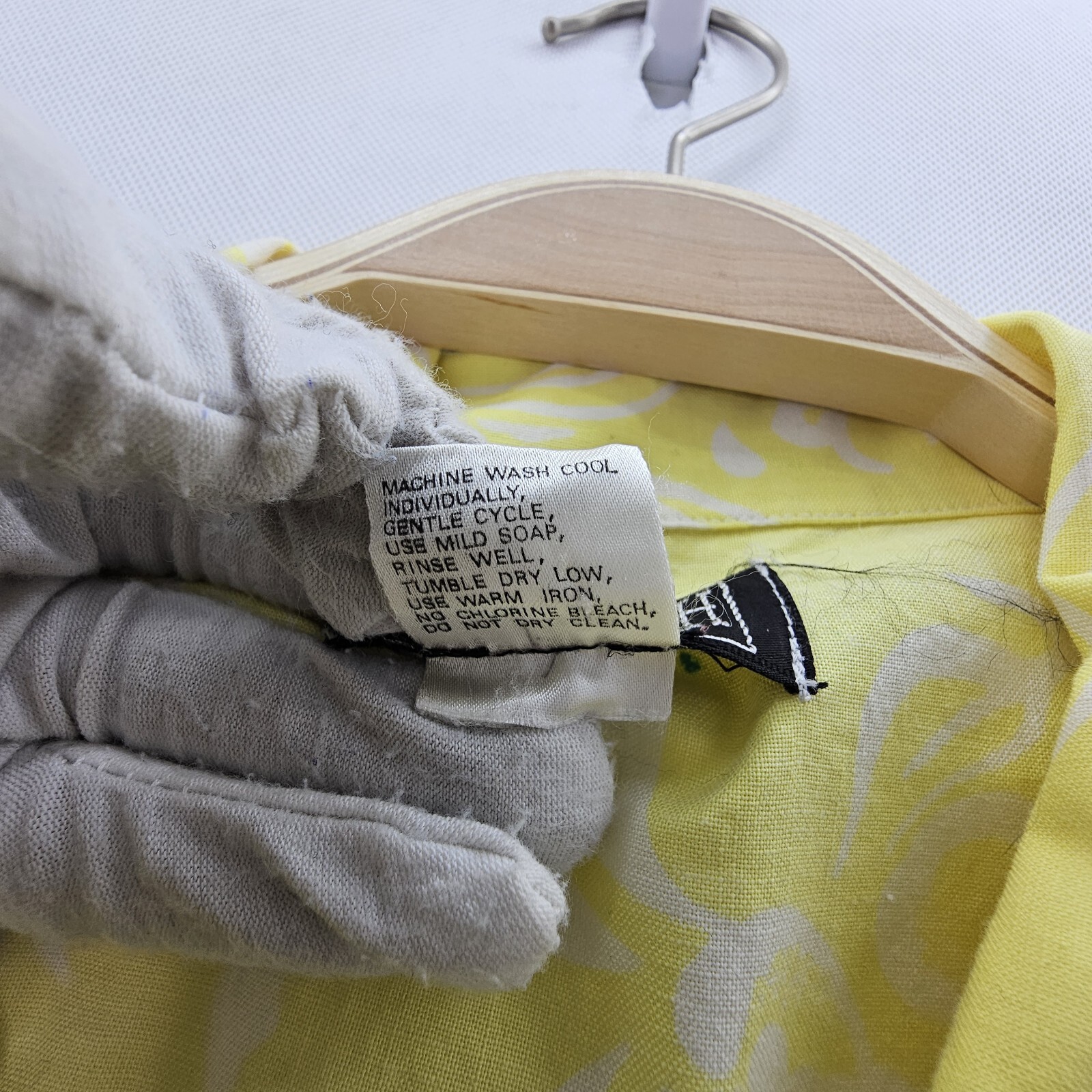 Pre – Owned Vintage Mister Noah Women Size 42 Yellow/ White Cotton Romper
