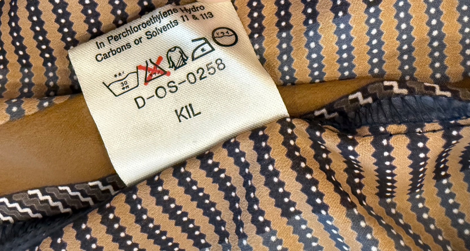 JAEGER London UK Vintage ’70s Chic Gold Striped Long Sleeve Blouse Sz 38 (M)