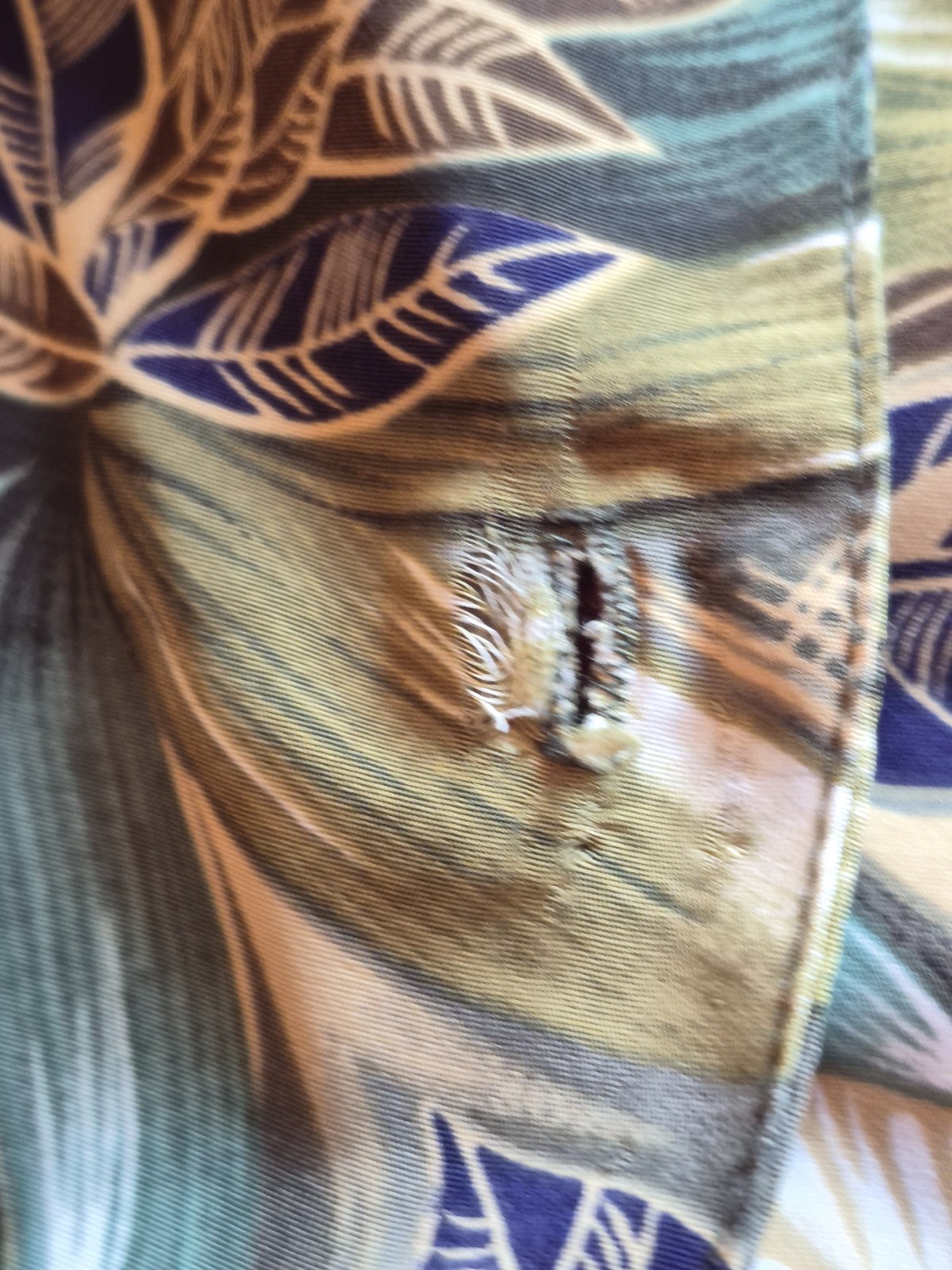 Truffles by YB HTF Women’s Hawaiian Tropical Button Down Shirt, Shoulder Pads,