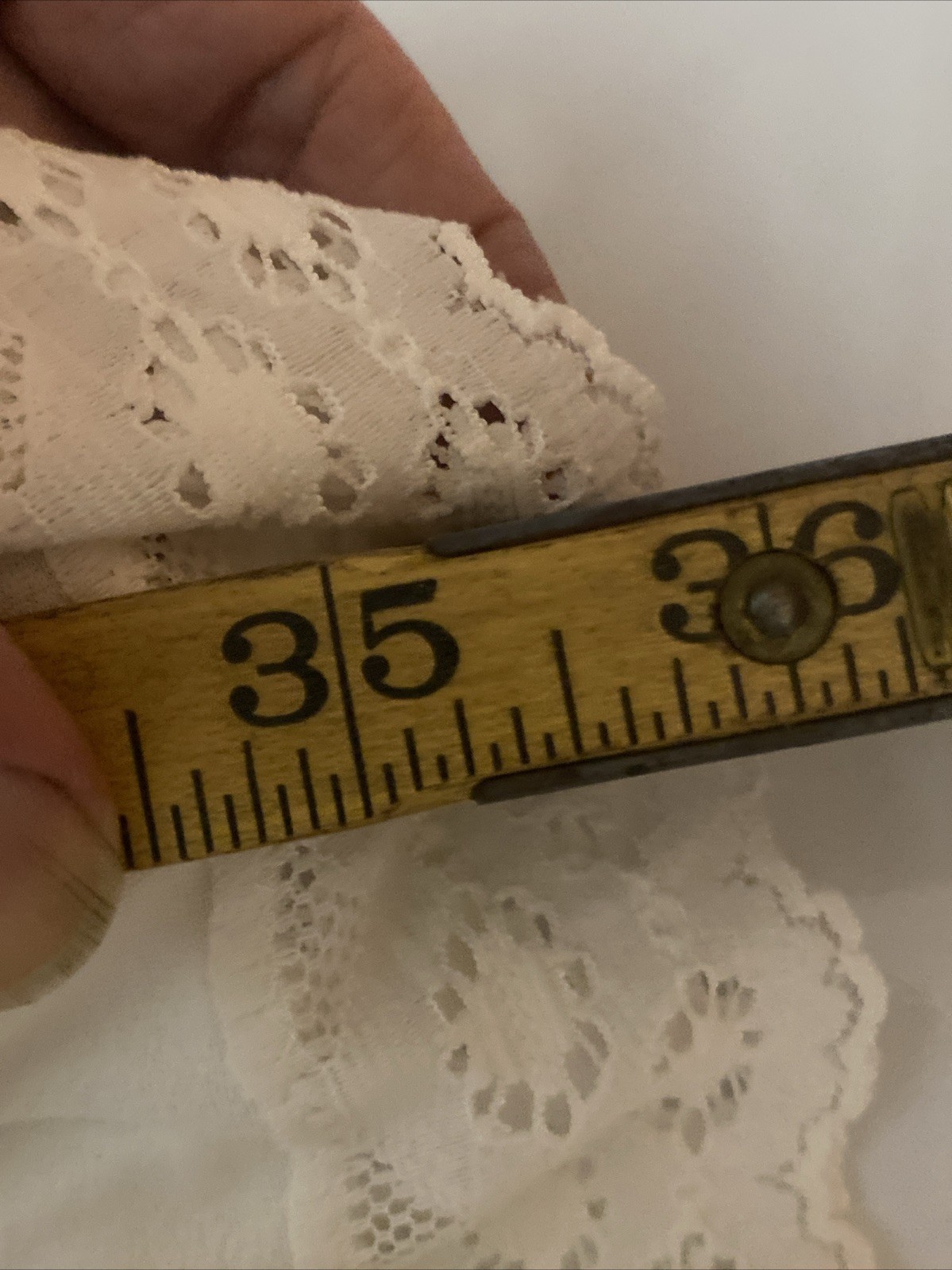 Vintage Gaymode Half Slip Long Nylon Lace Trim Medium