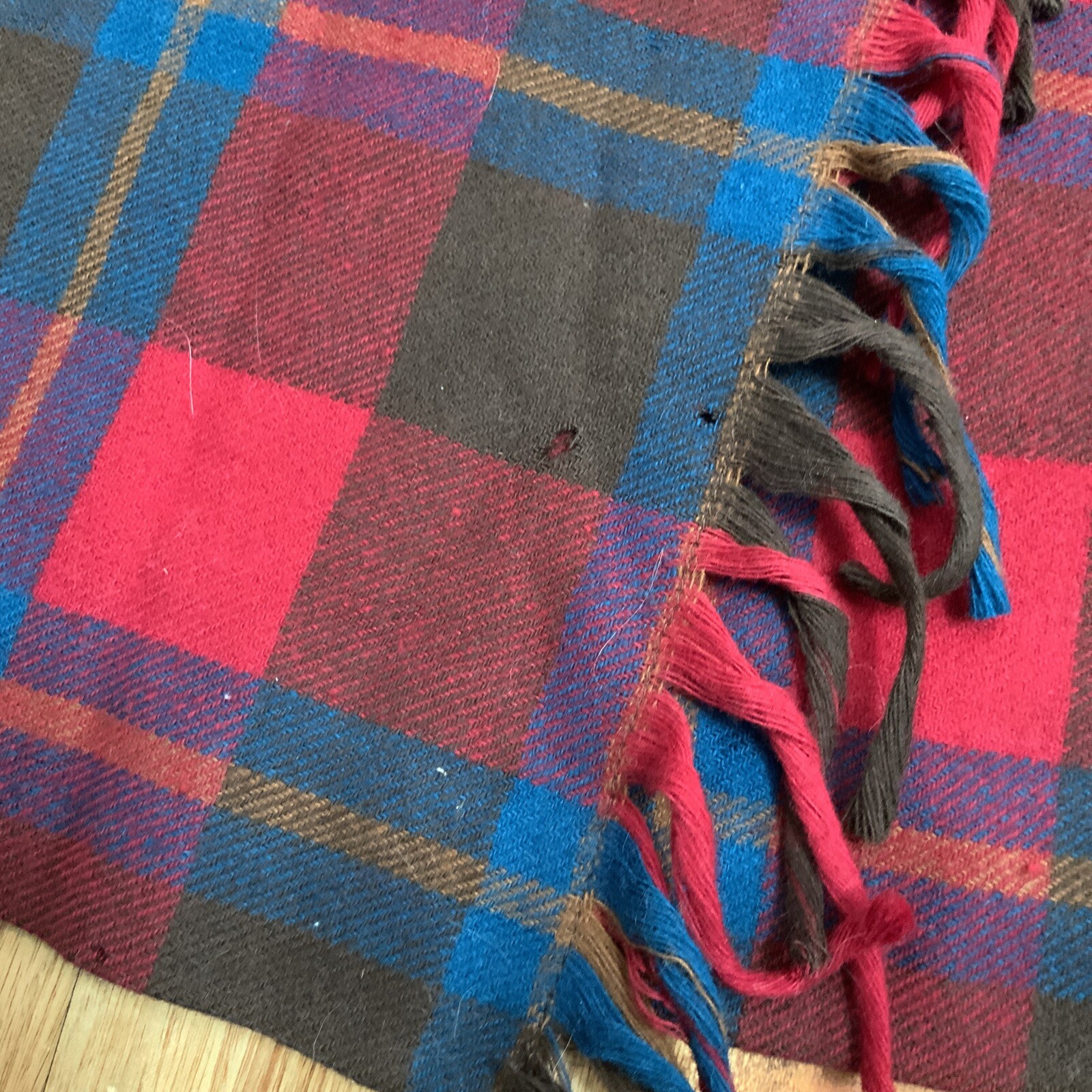 NWT Vintage Pendleton Tartan Virgin Wool Lined Skirt Sz 10 Fringe – MOTH HOLES