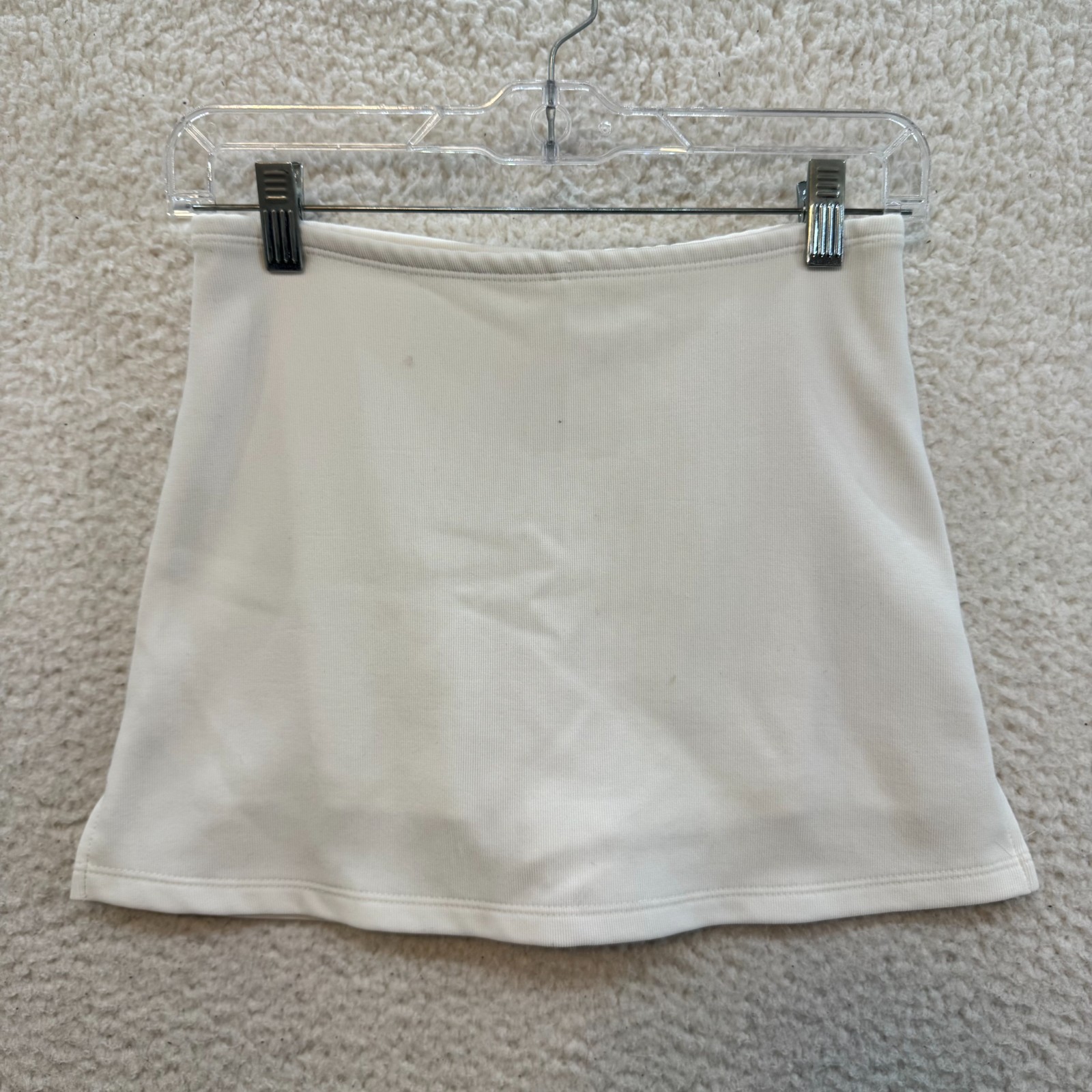 Y2K Vintage White Mini Skirt 0 2 24 25 XS Shorts Sporty Athletic Tennis Preppy