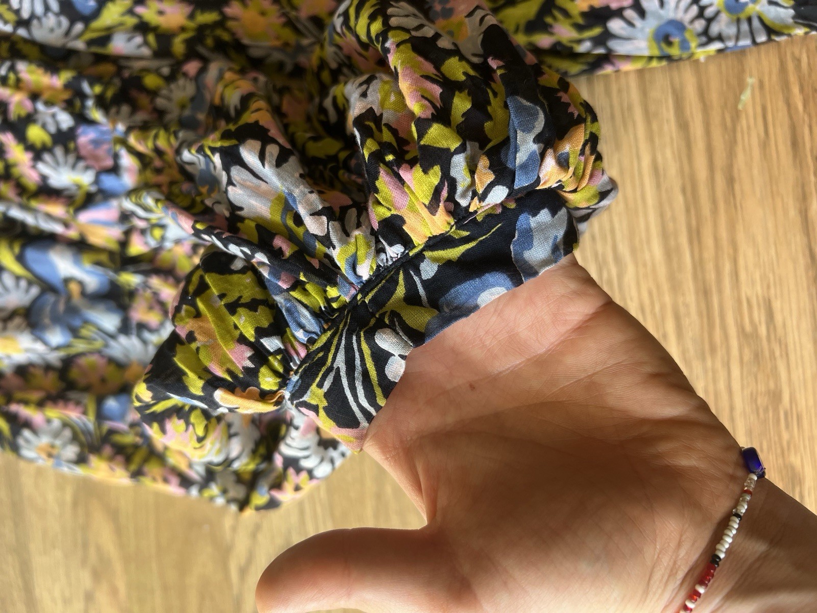 Vintage 70’s Rare Alley Cat By Betsey Johnson Floral Balloon Sleeve Maxi Dress