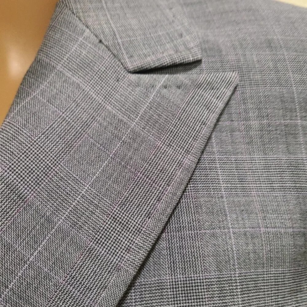 VINTAGE PIERRE CARDIN PARIS TAILORED FITTED BLAZER JACKET HANDSTITCHED sz 36