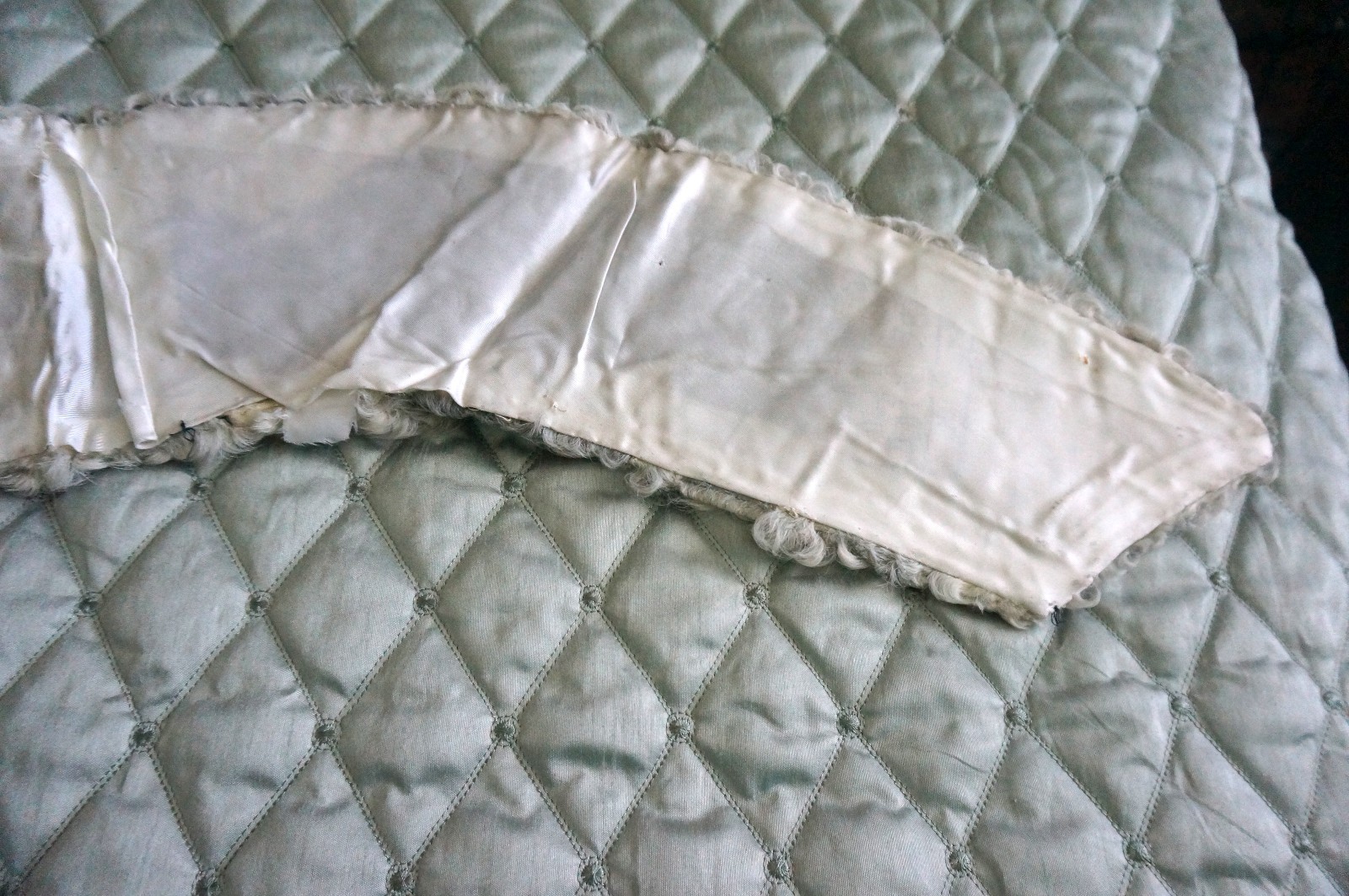 Vintage Real Gray Persian Lamb Fur Collar for Jacket Coat
