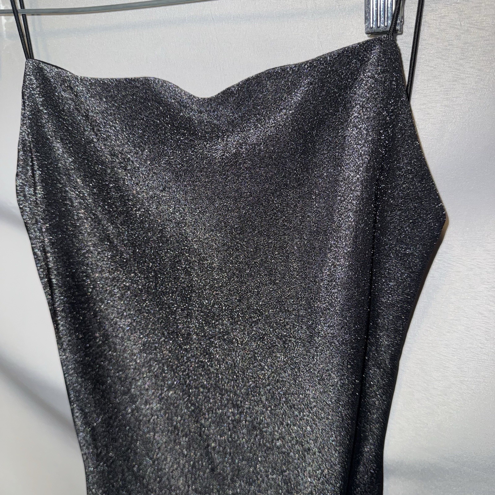 Vintage City Triangles Backless mini Dress Black Size s