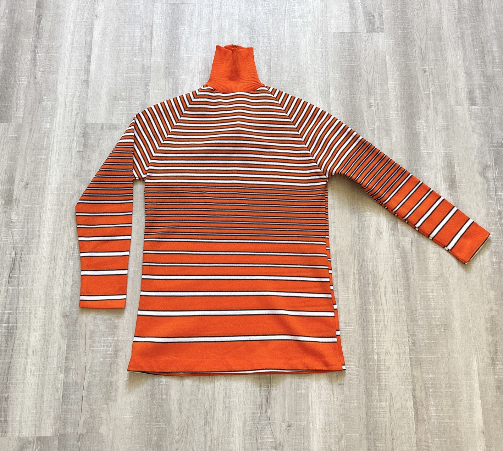 VTG 1970s Gradient Striped Knit Turtleneck