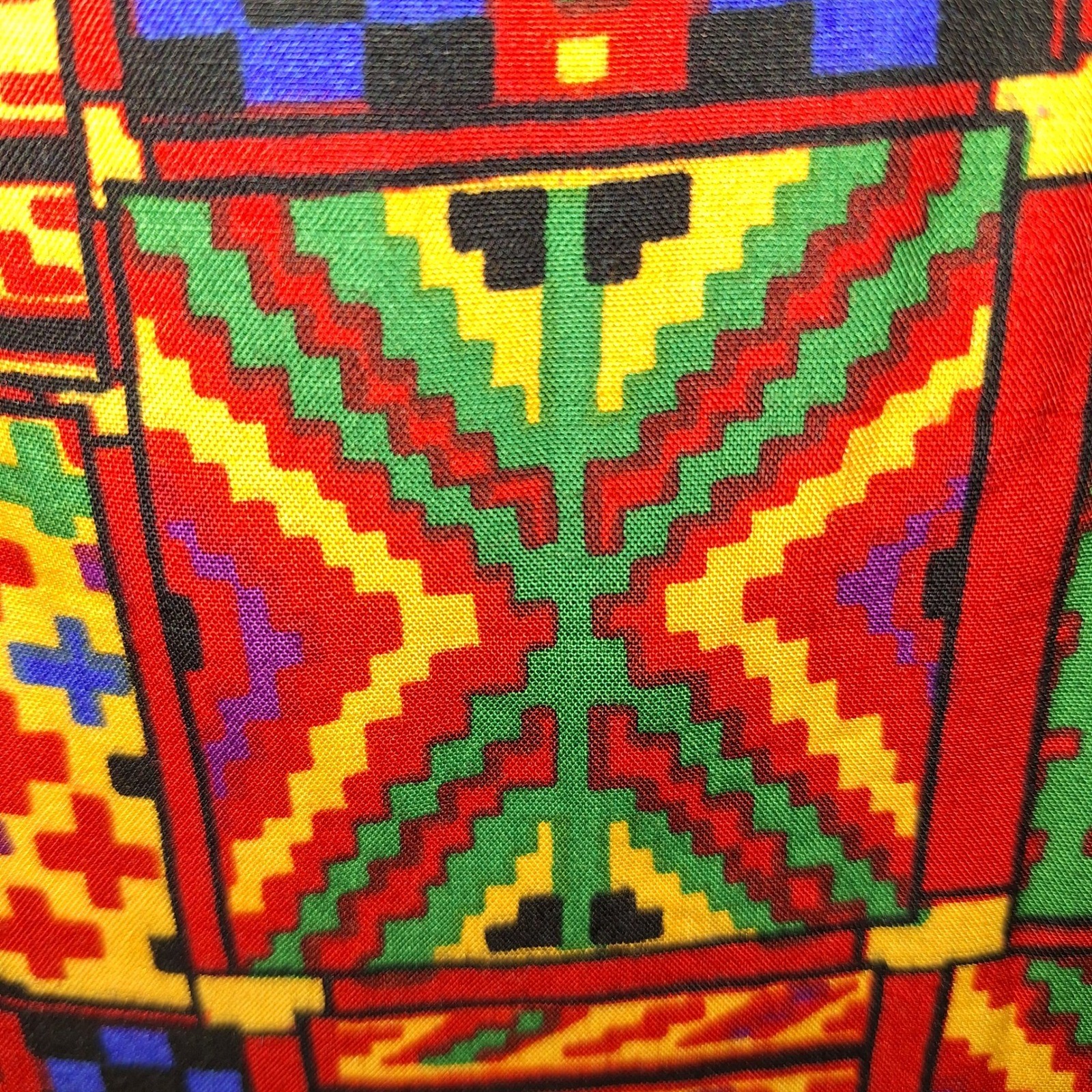 Vintage 90s Betsy Lauren Patchwork Tapestry Dress Back Bow Cutout Art Teacher 22