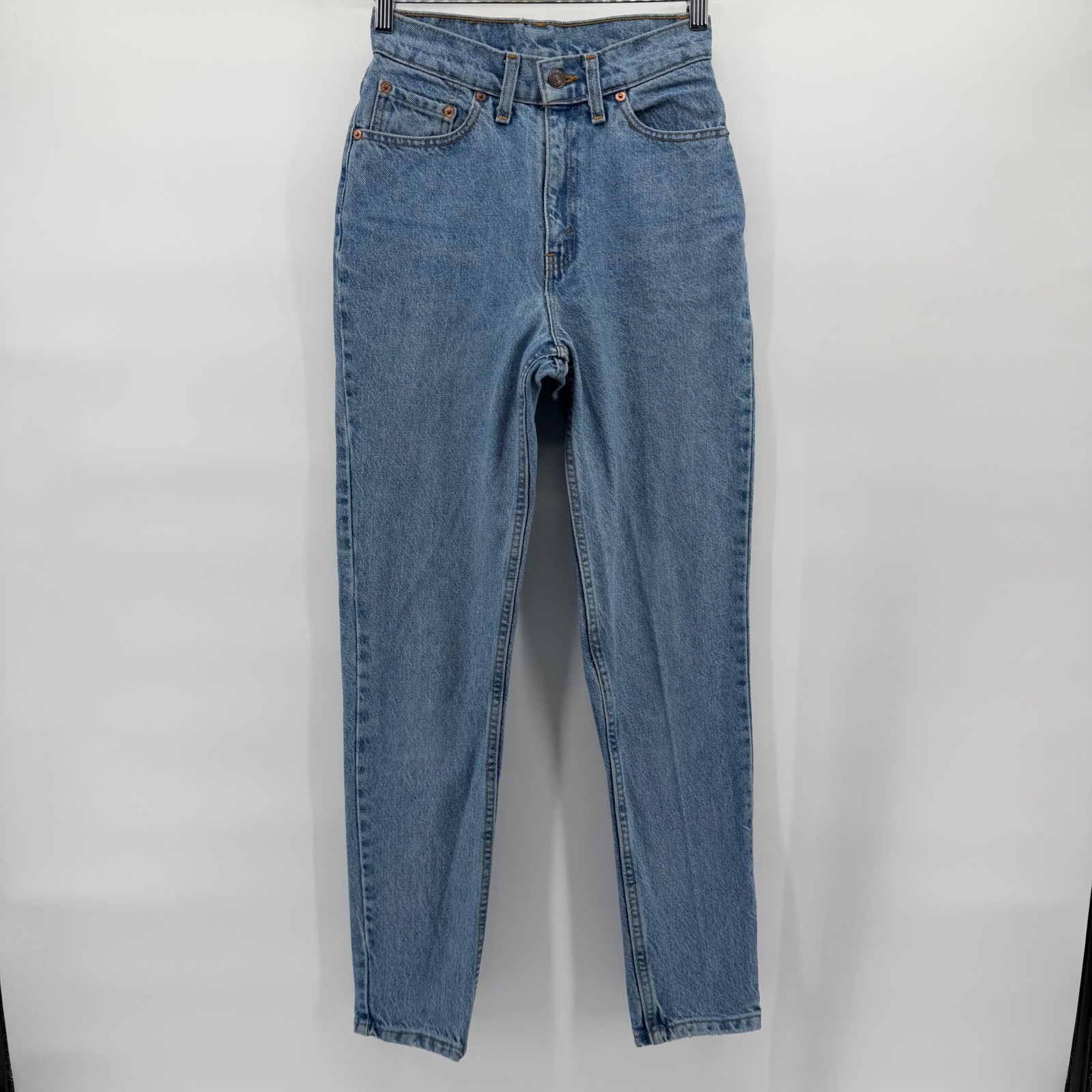 Levi’s Jeans Women 5 Blue High Rise Tapered Leg Made in USA Vintage