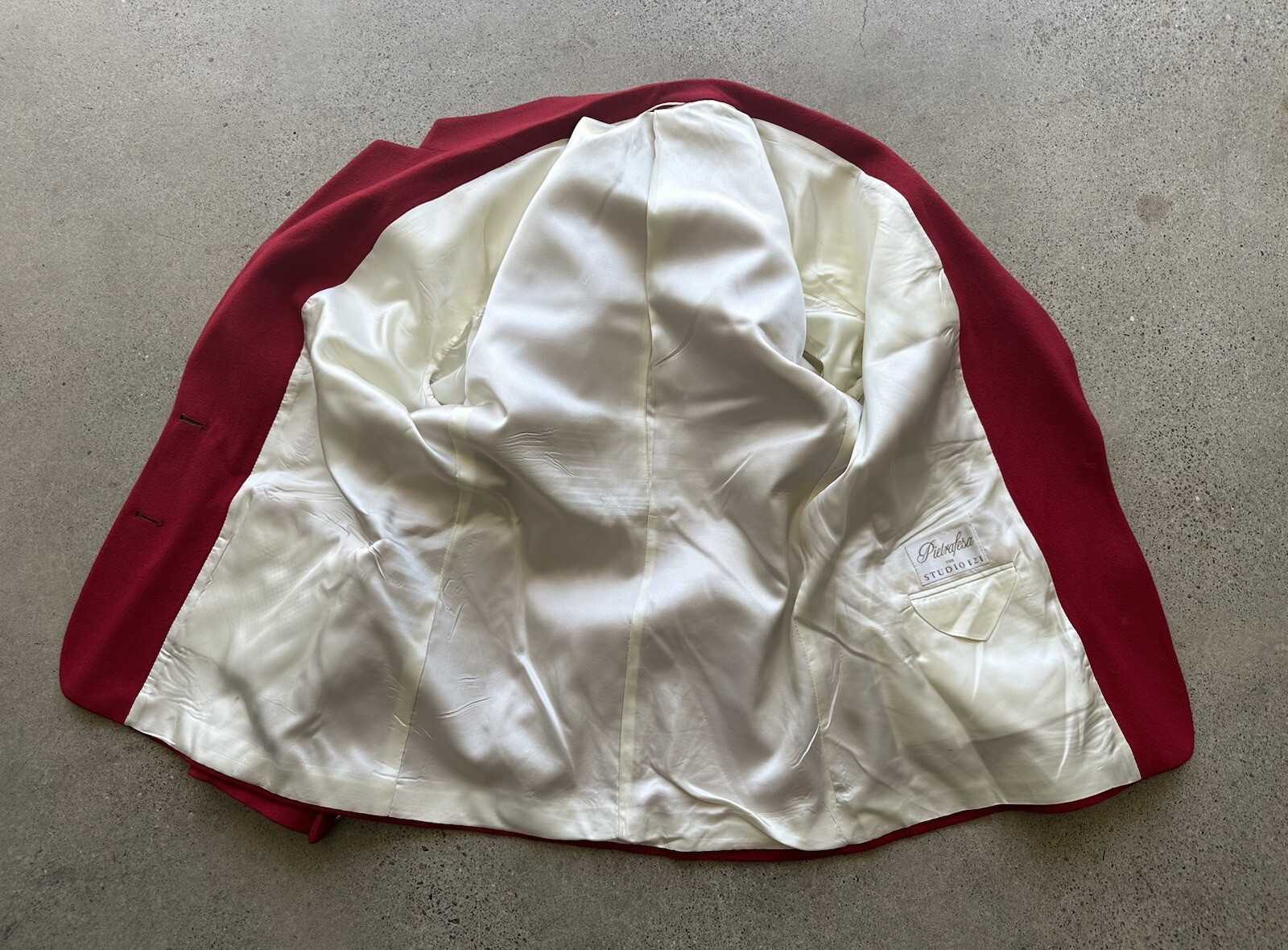 Vintage Pietxafes for Studio 121 Red 4-Pocket Blazer USA Made See Measurements