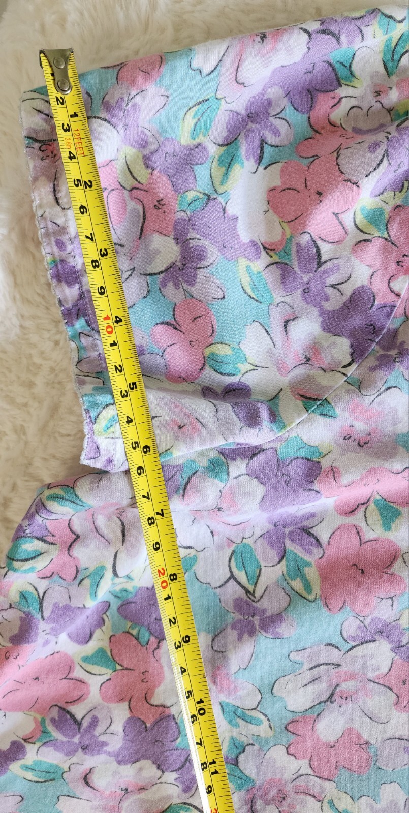 Vintage K-Mart PINK With Pearl Style Snap Closure House Coat Duster Nightgown L