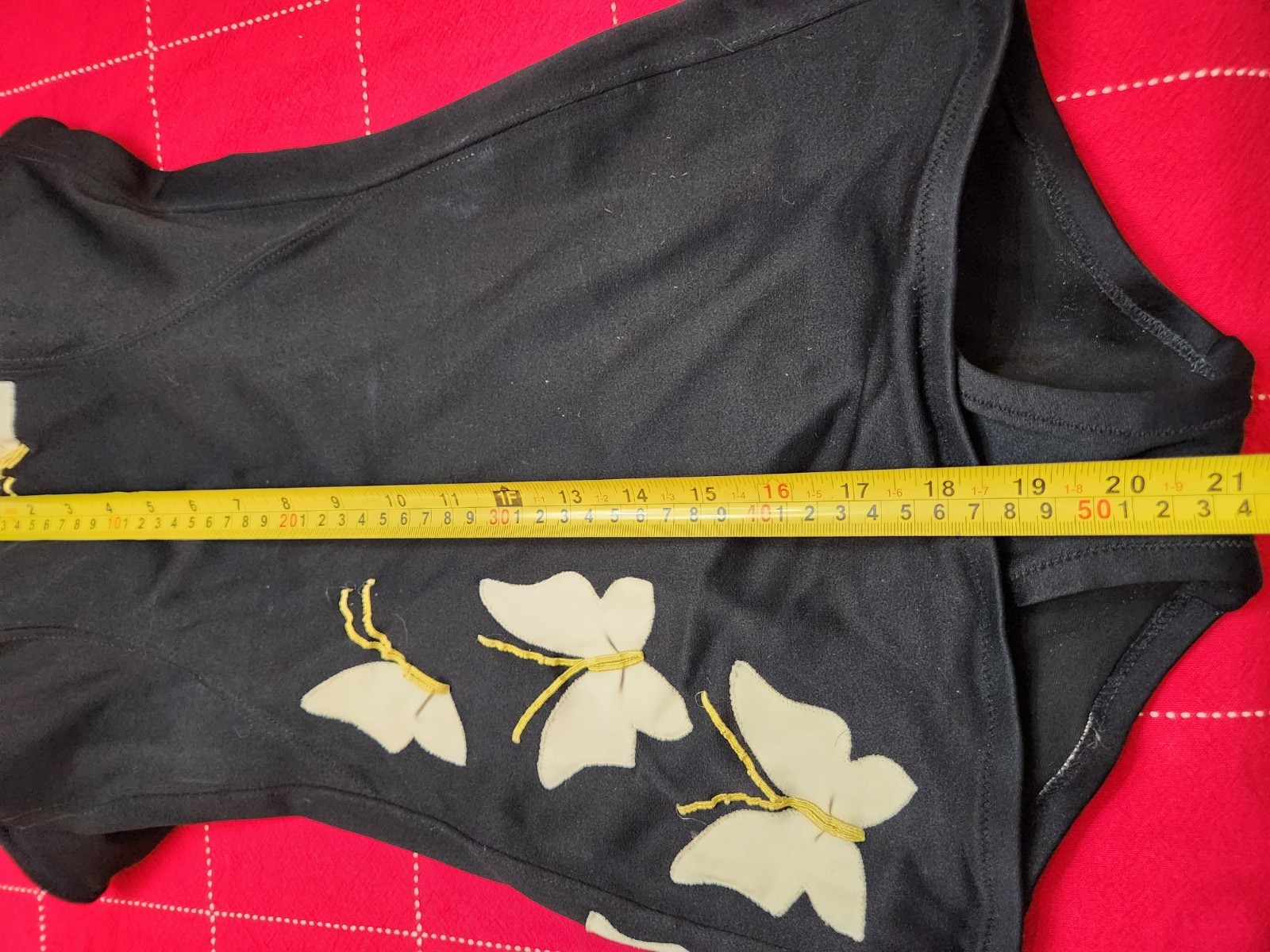 Vintage DeWeese Designs Bathing Suit 50’s – Butterfly Applique 12/34