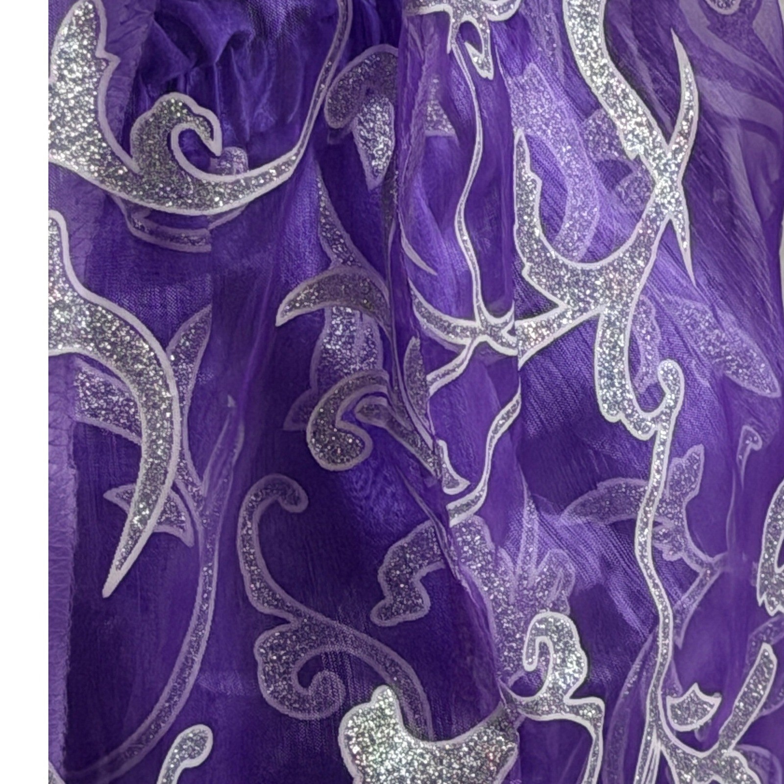 3K Fashion Dress Set Sz 1XL 3-Pc Glitter Scroll Mother of the Bride Suit Formal