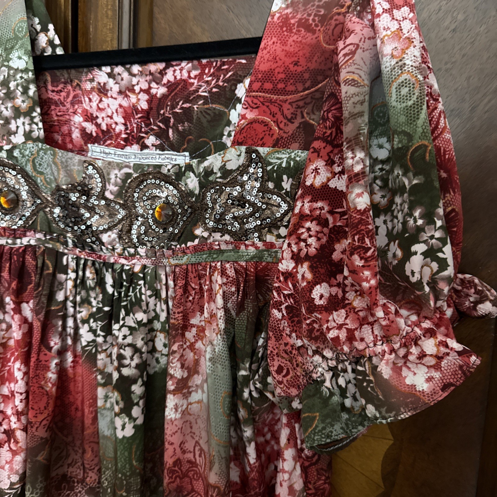 Muumuu Women’s Vintage Hawaiian Floral Maxi Sz M/L