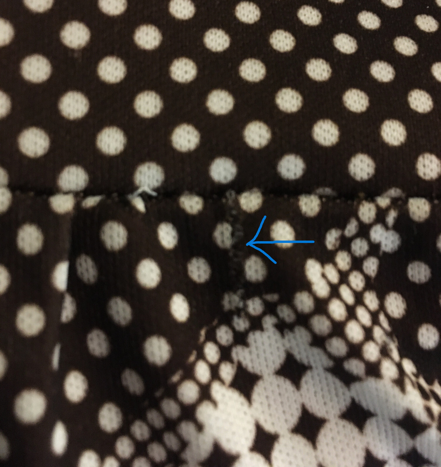1970s True Vintage Brown Floral Graphic Optic Dot Matrix Geometric Nylon Dress S
