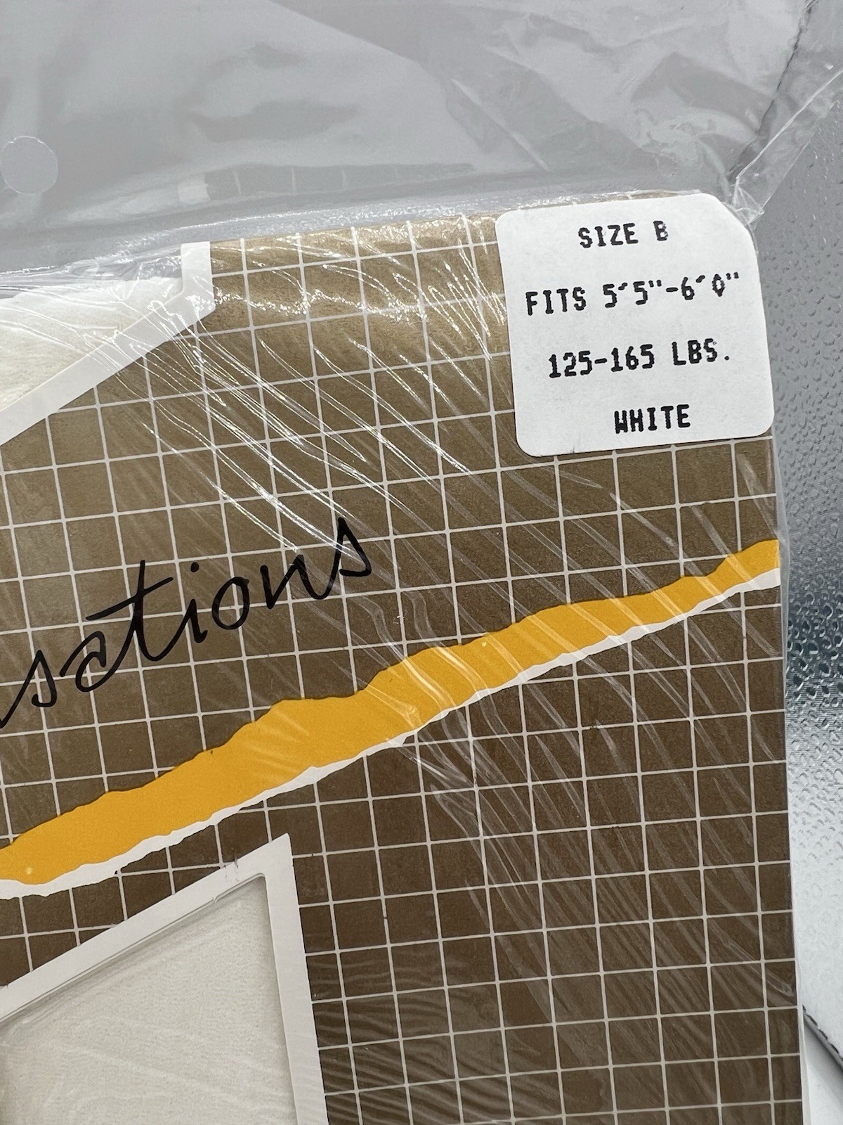 2 Vtg Sabra Lycra Sensation Sheer To Waist Pantyhose White Size B 125-165 Lbs