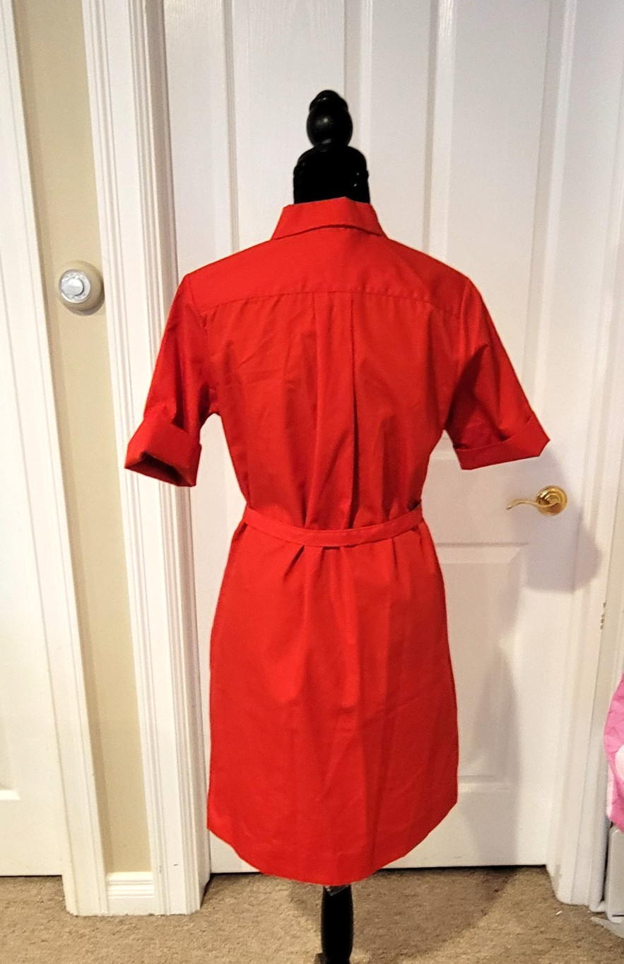 Vintage 1950’s Lady Van Heusen Vanopress Shirt Dress/ House Dress Size 12