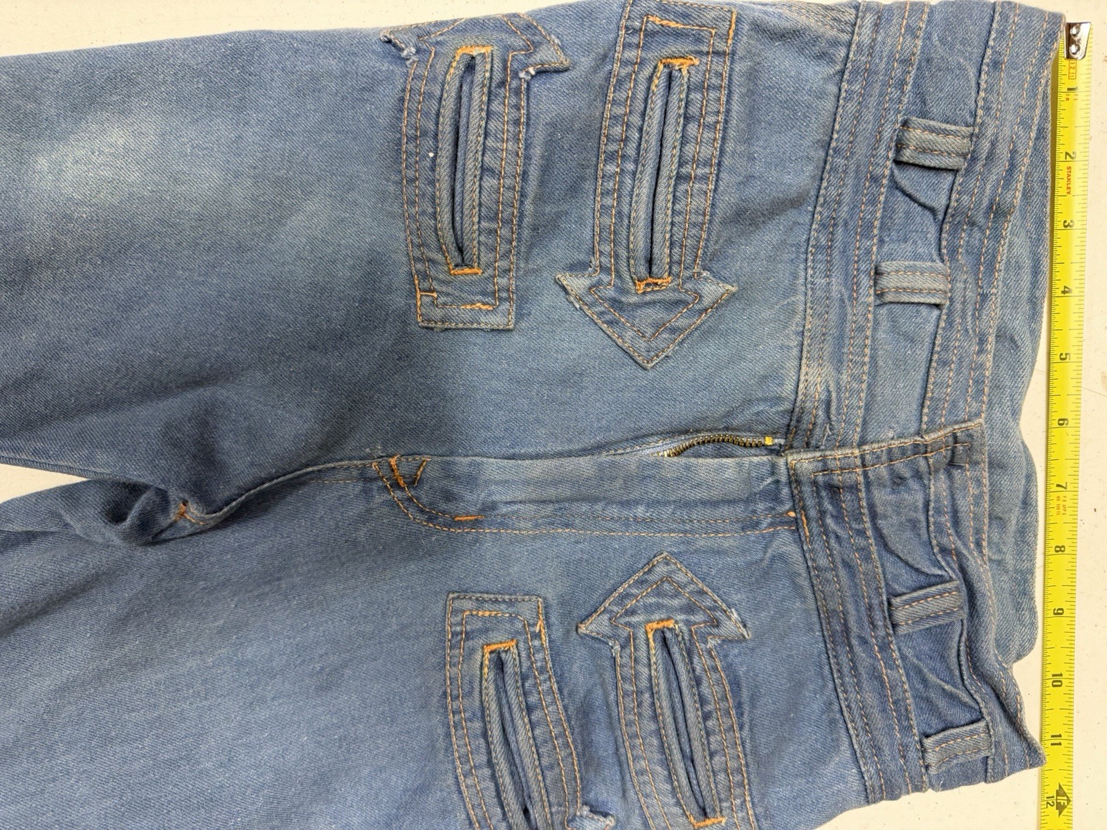 Vintage N’est Ce Pas Bell Bottom Jeans W24 L28 100% Cotton