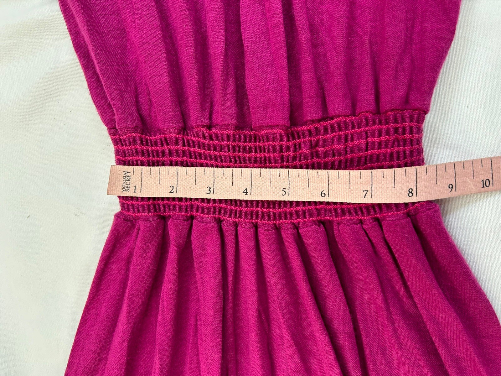 VINTAGE Stretch Waist Knit Dress Sparkle Shoulder Detail S/M BOLD Purple Color
