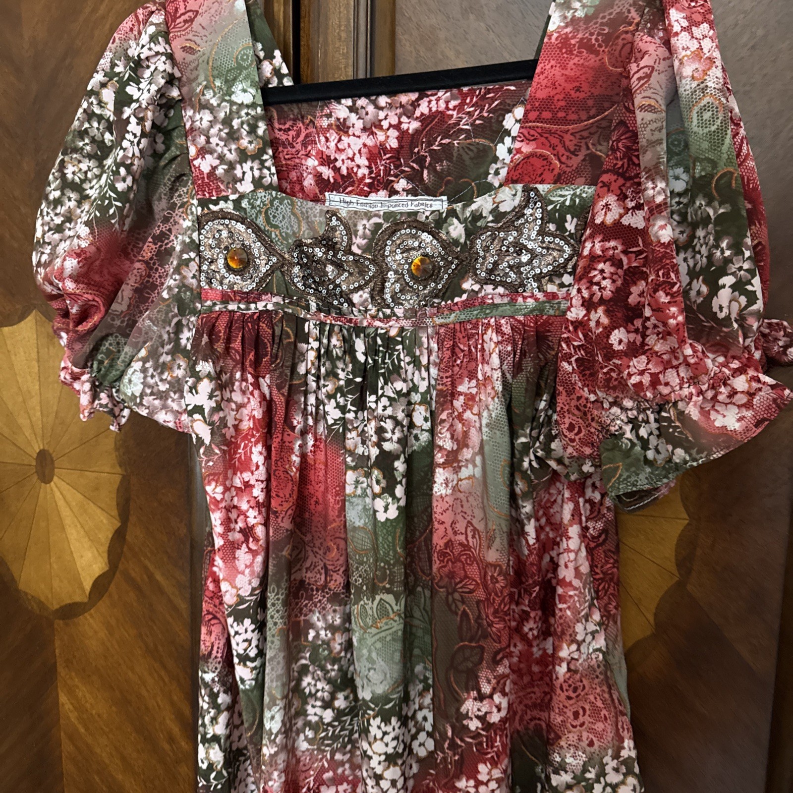 Muumuu Women’s Vintage Hawaiian Floral Maxi Sz M/L