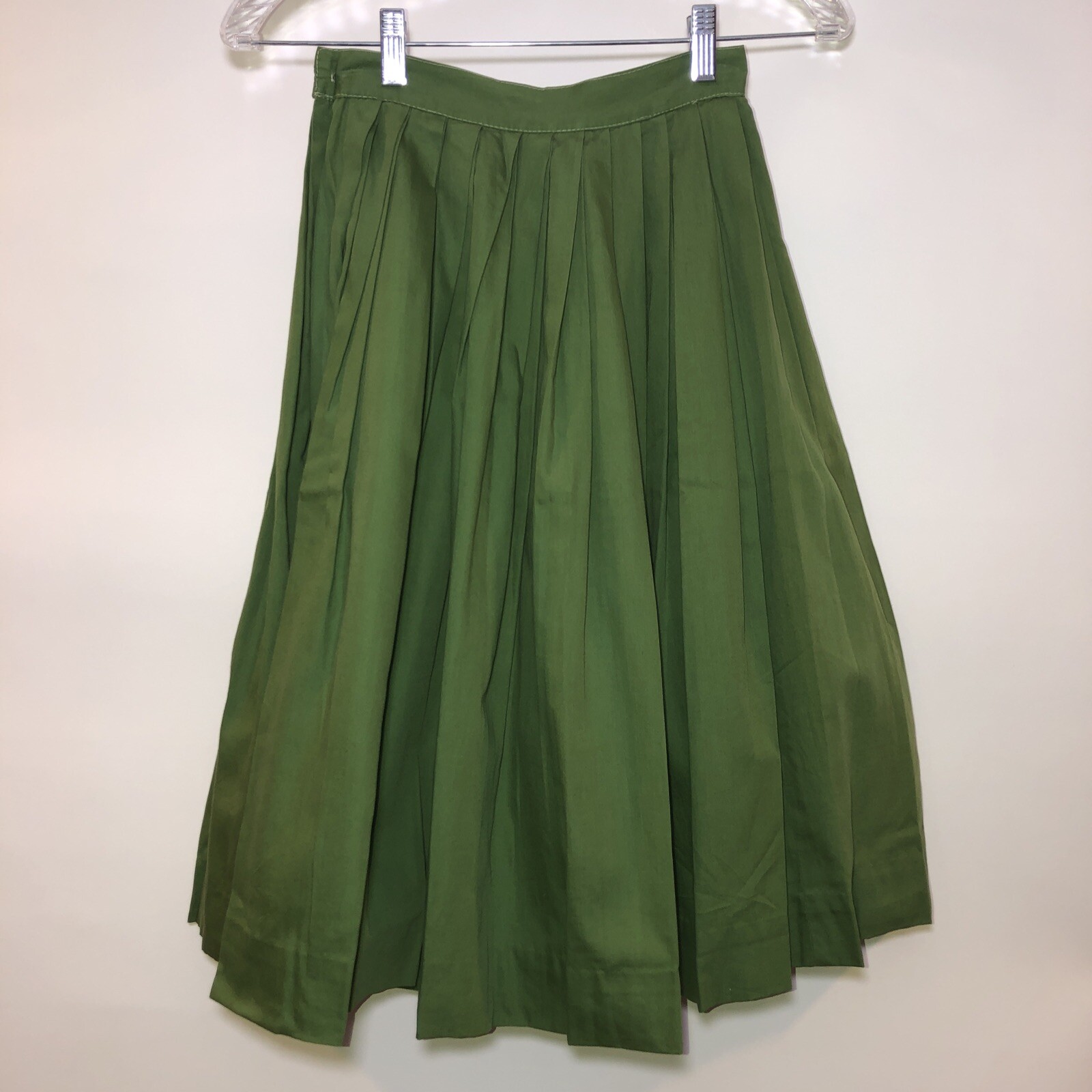 VTG College Town Boston XS Swing Skirt Pleated Circle Twirling Celtics St Paddys
