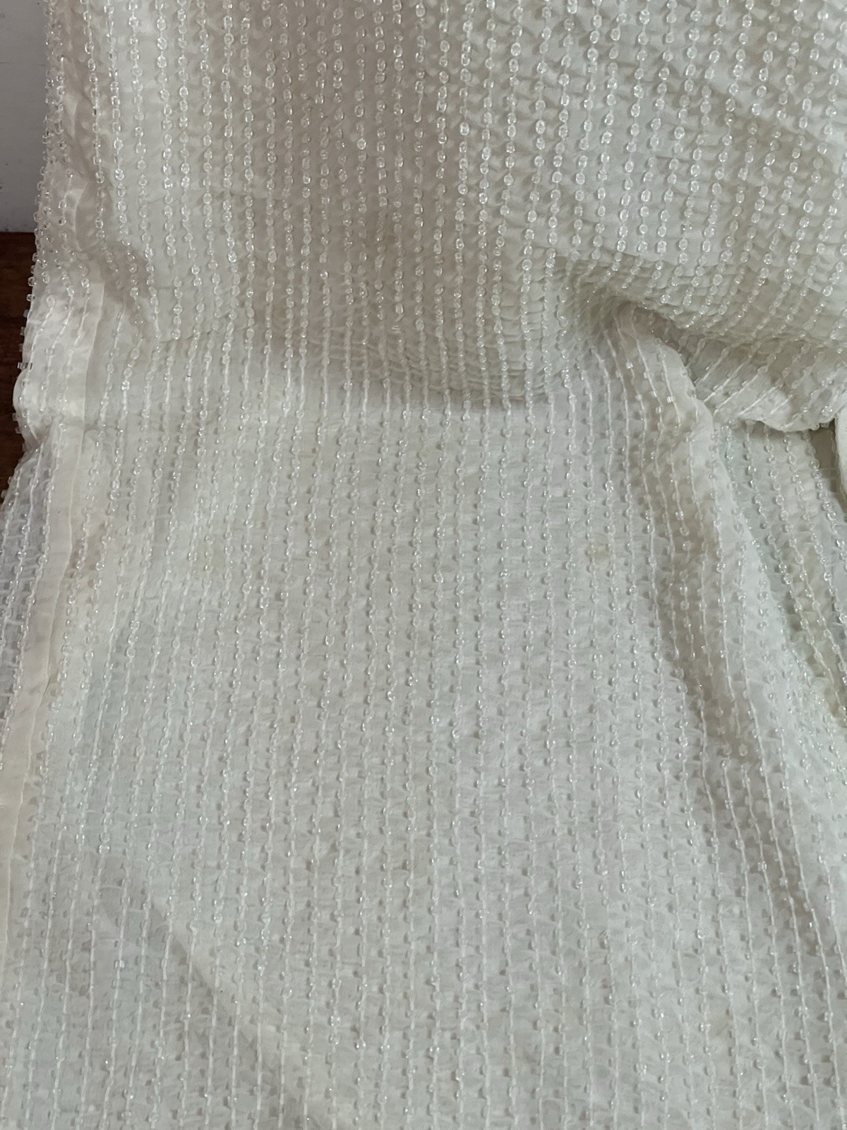 READ-needs Pro Repair-stains-vtg Ritmo La Perla White Evening Party Pants W42 EU