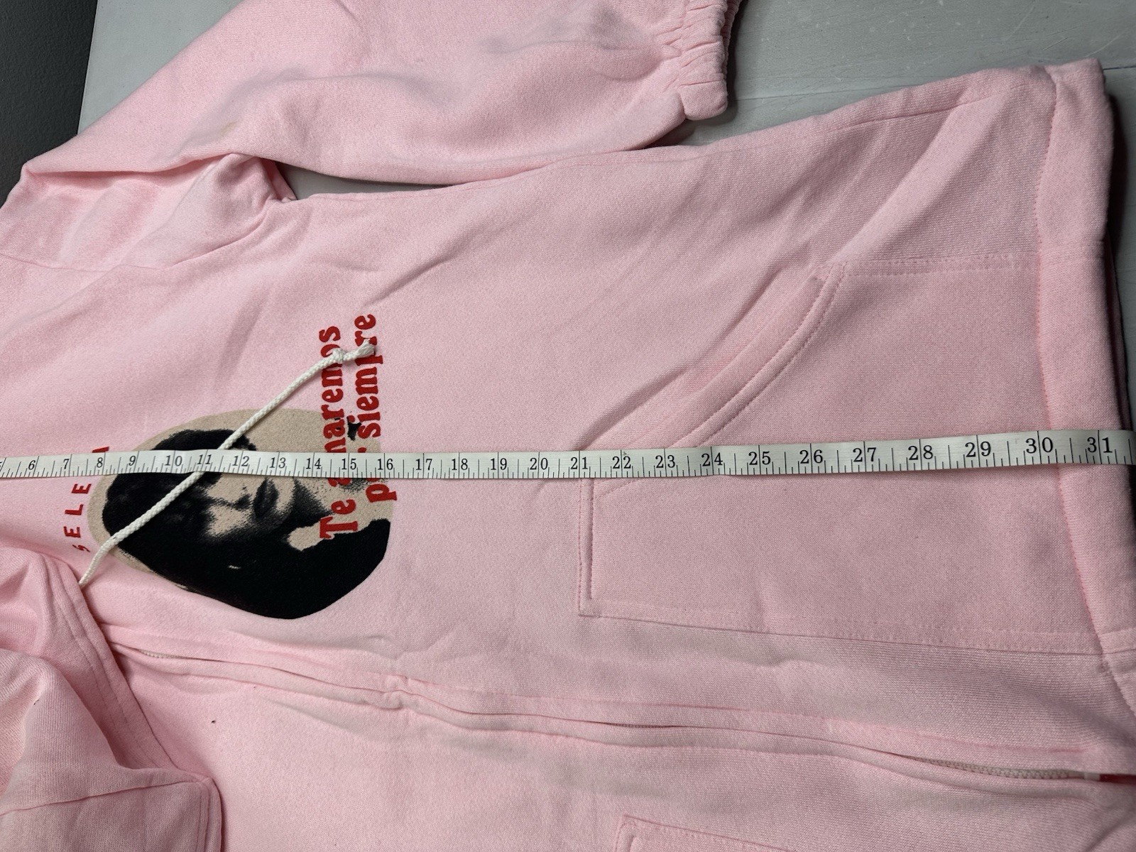 Rare! New! 90s Selena Quintanilla Memorial Pink Zip Hoodie Rap Tee Sz XL Unisex
