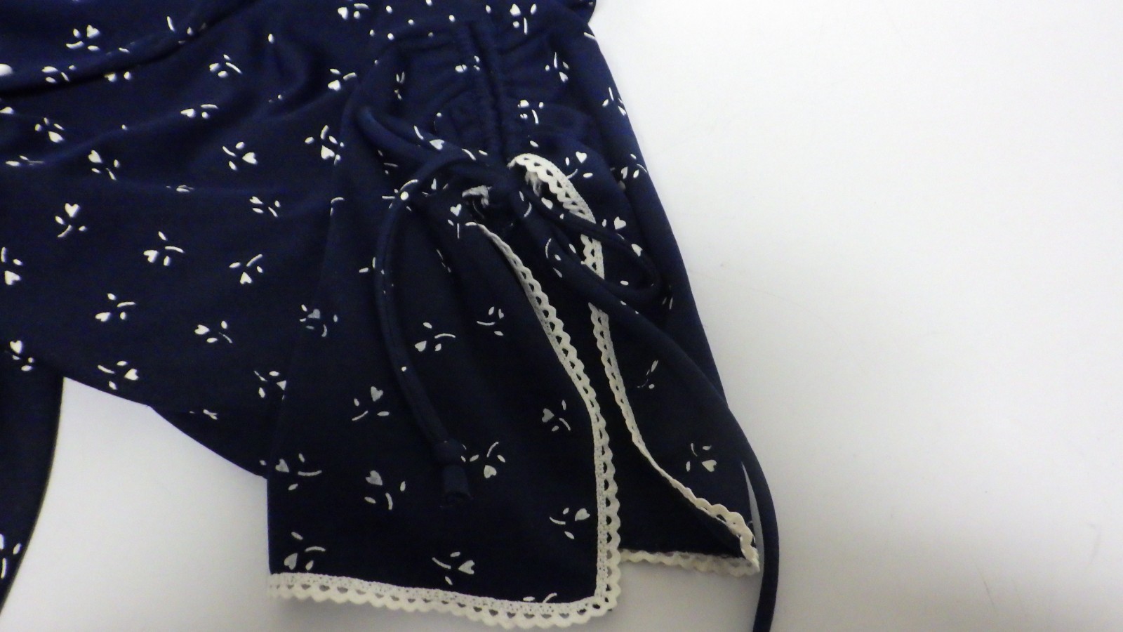 Vintage 70s 80s Boho Blue Shirtdress S Button Up Cap Sleeve Fit Flare Retro