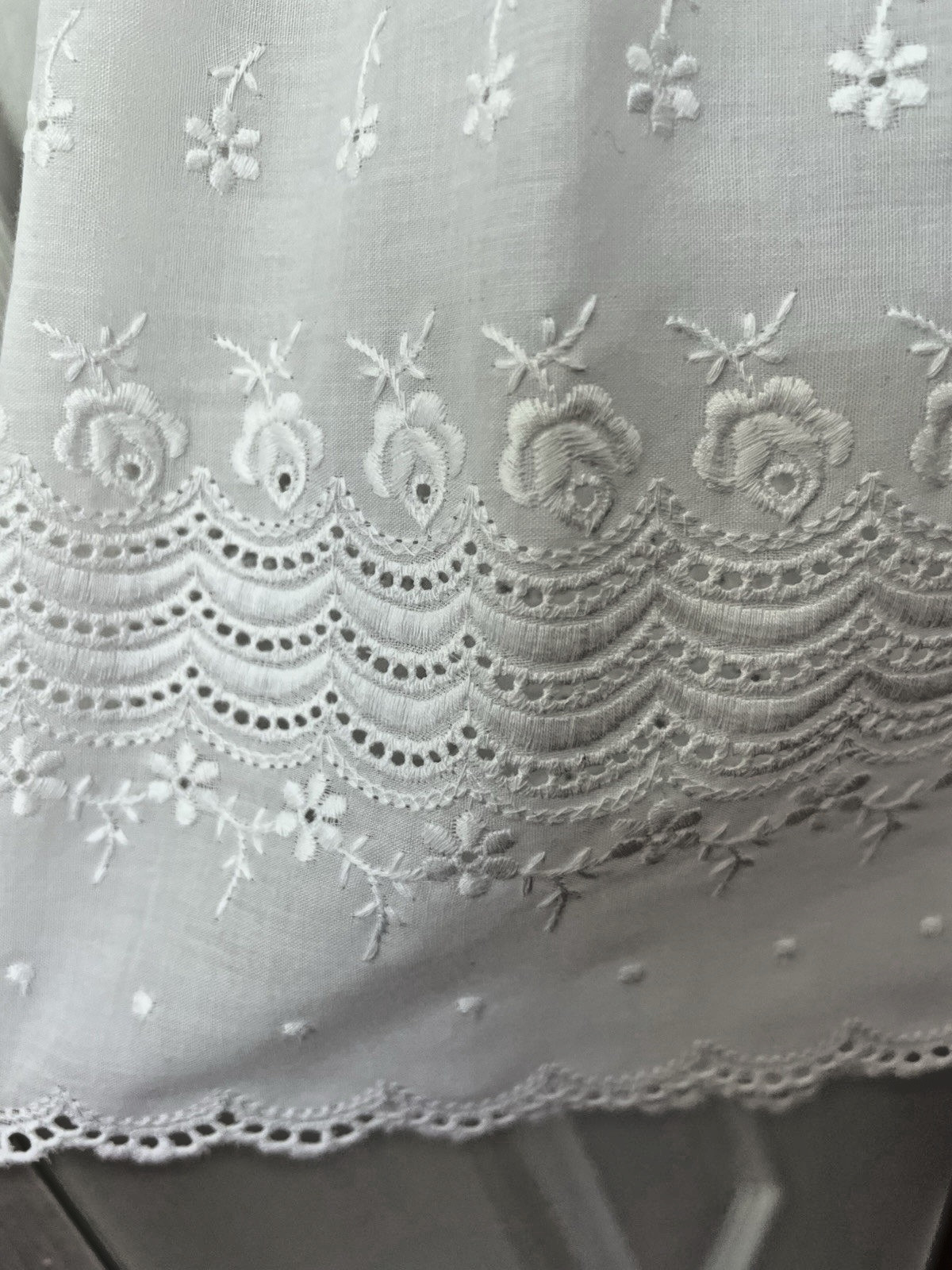2 Skirts x Dirndl~1 Purple Damask w Lace~1 Embroidery Roses Dots Eyelets~S or M