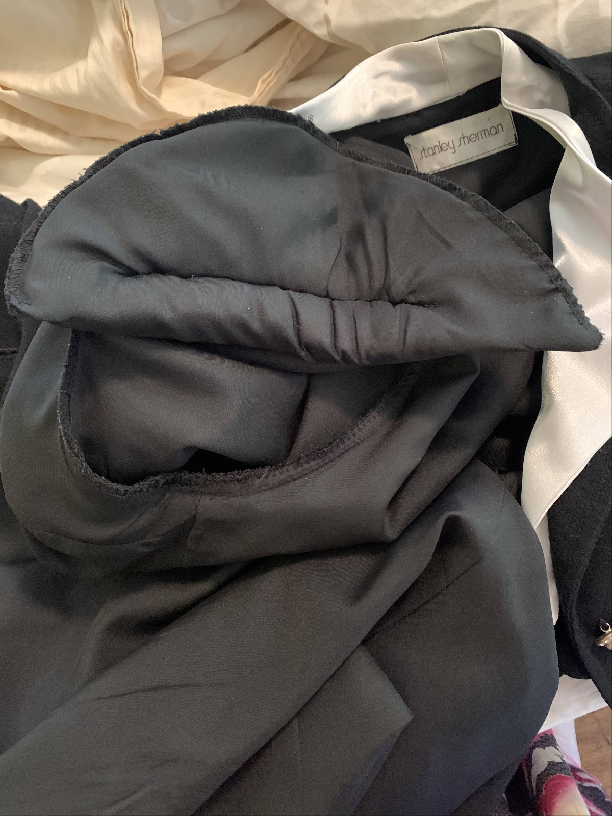 Vintage Stanley Sherman Designer Black Dress size 10 (?)