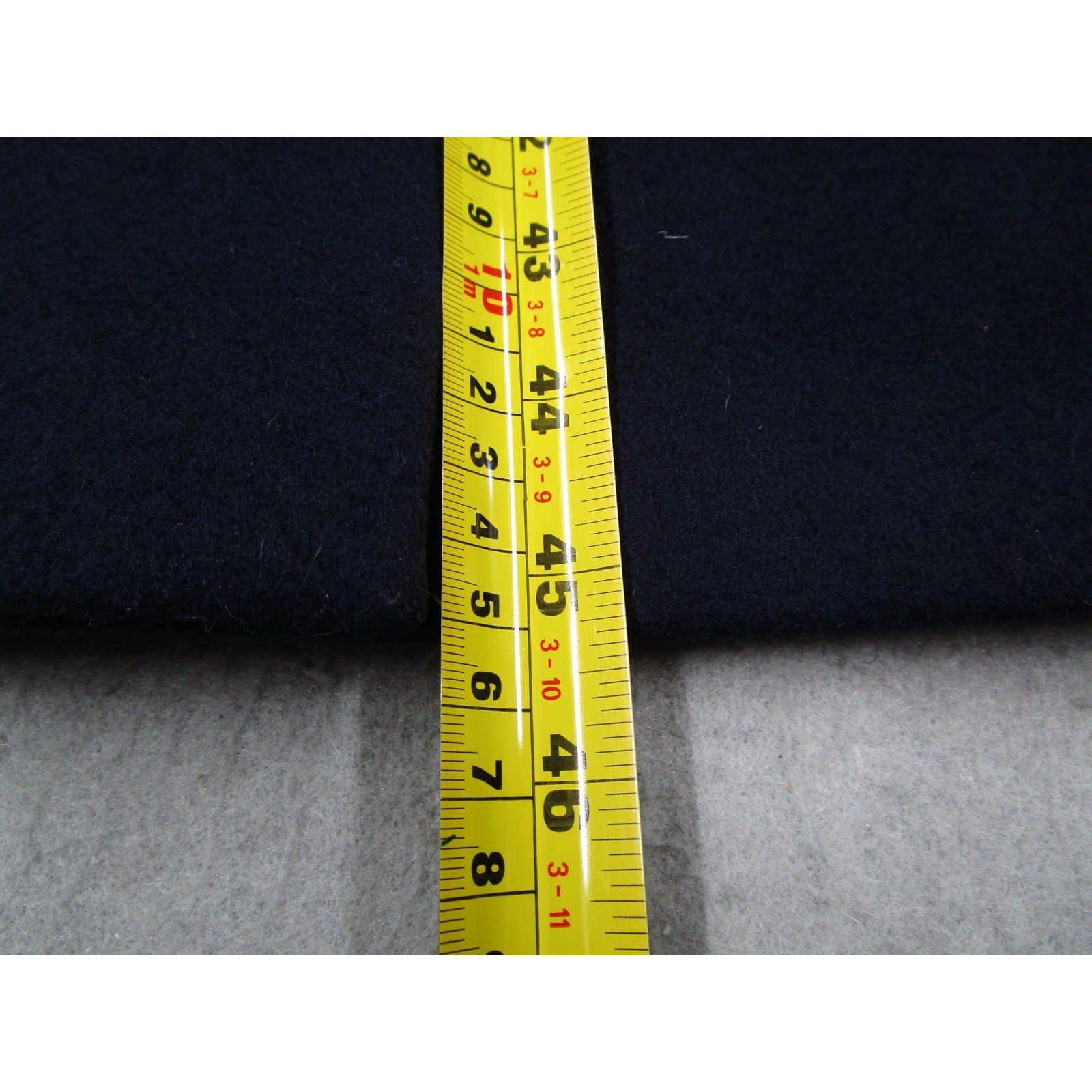 Georges Rech Air France Paris Vintage Navy Wool Double Breasted Coat Womens 36