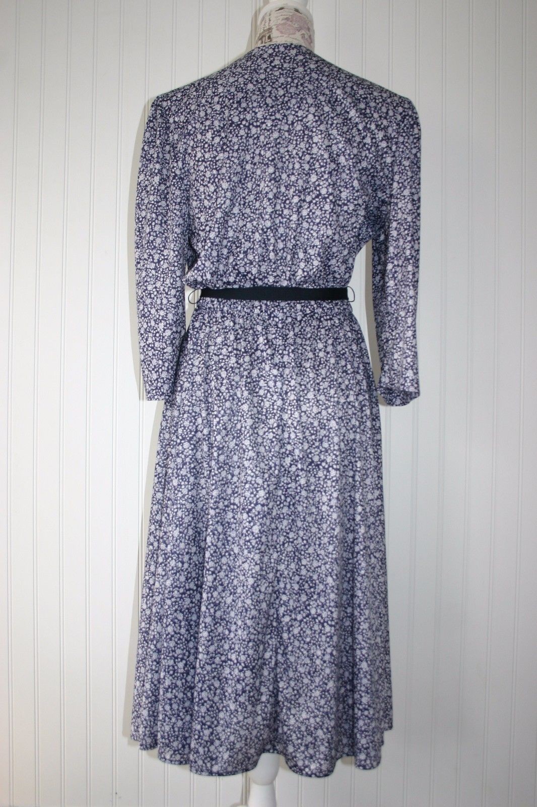 Whirlaway Frocks VTG lace neck dress sz. 14 NWOT condition made in US