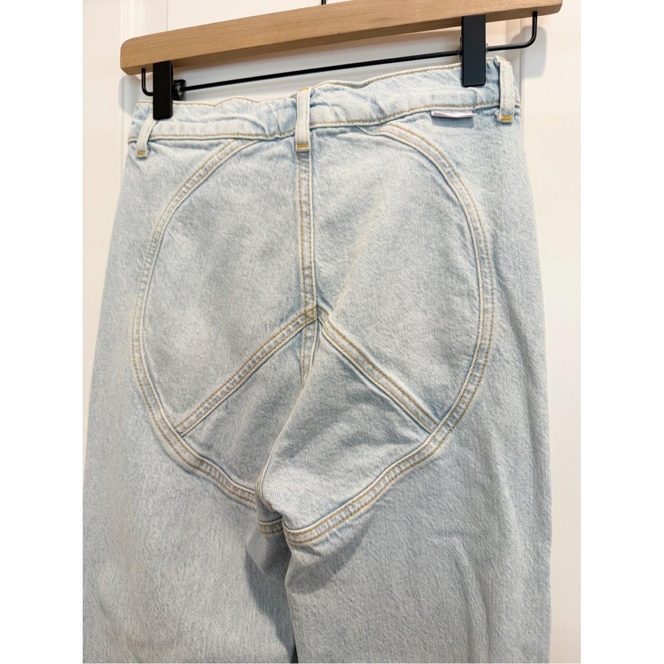 BOYISH The Ricky Peace Jeans in Flashback Wash size 24 High Rise Flare