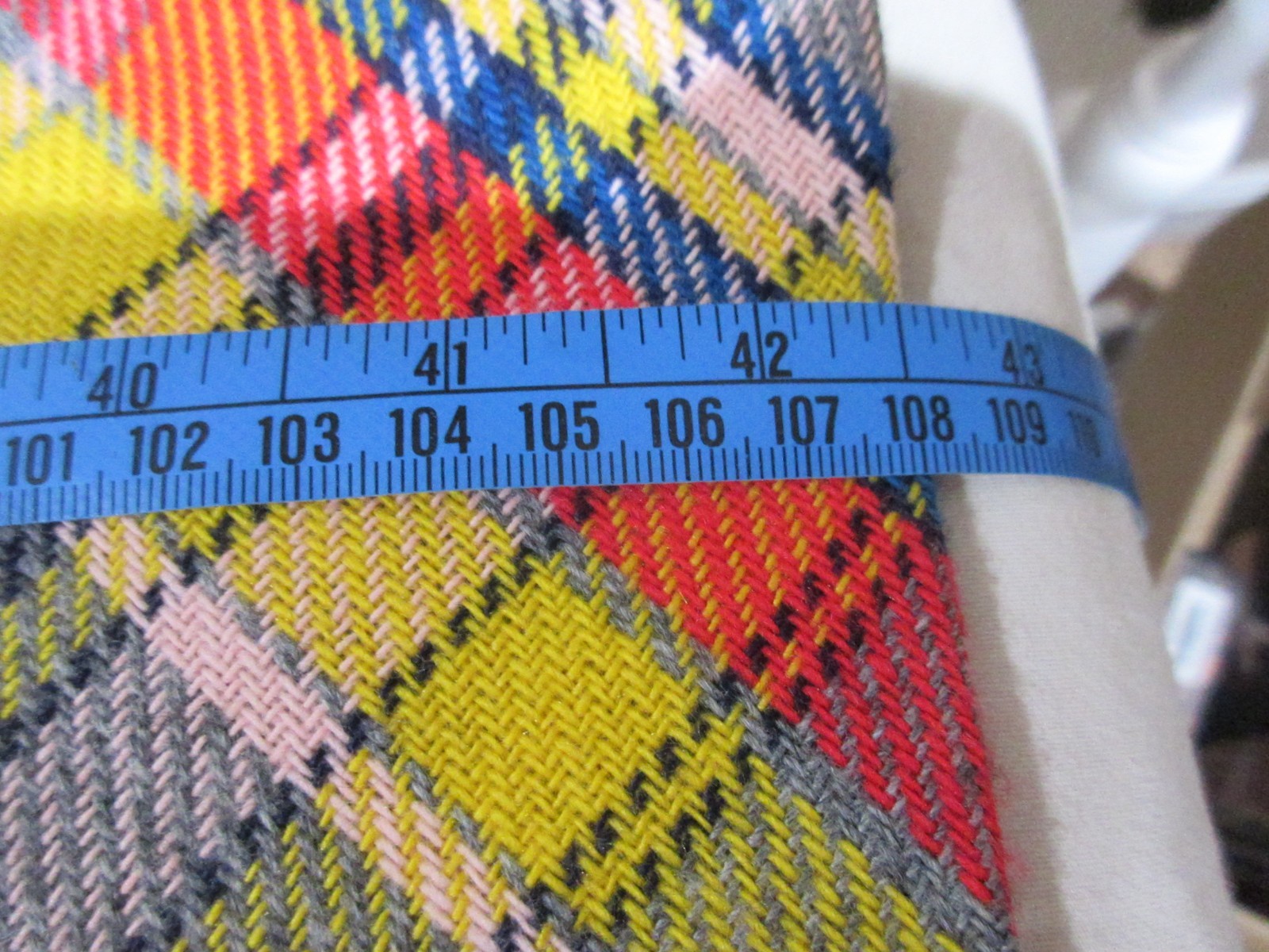 Vtg. 1970’s Miss Pat Maxi Skirt Women Sz 9/10 Acrylic Tweed Plaid Multicolor