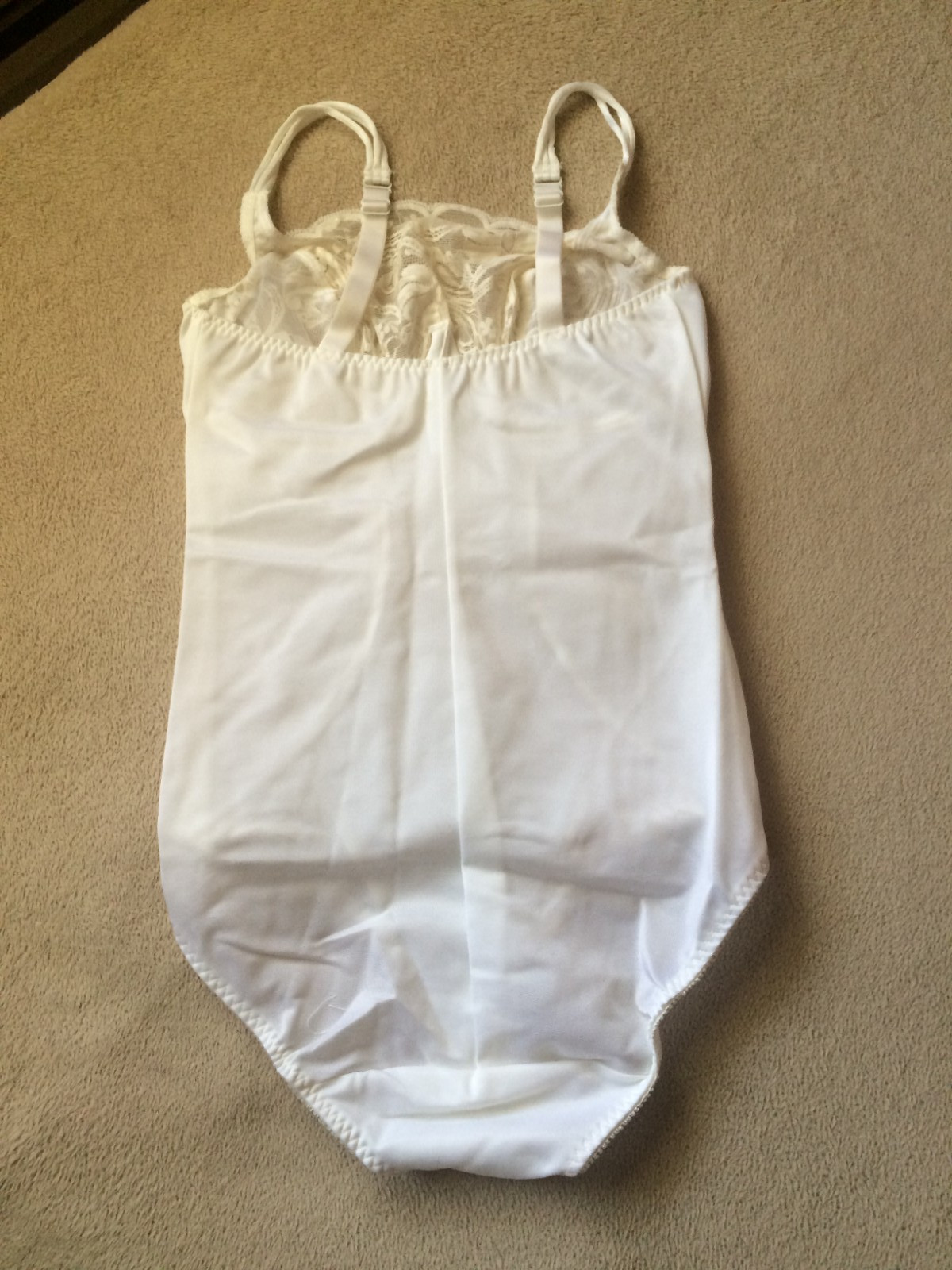 Vintage 38C Cami White Special Request by Glamorise All in 1 Shaper # 9539