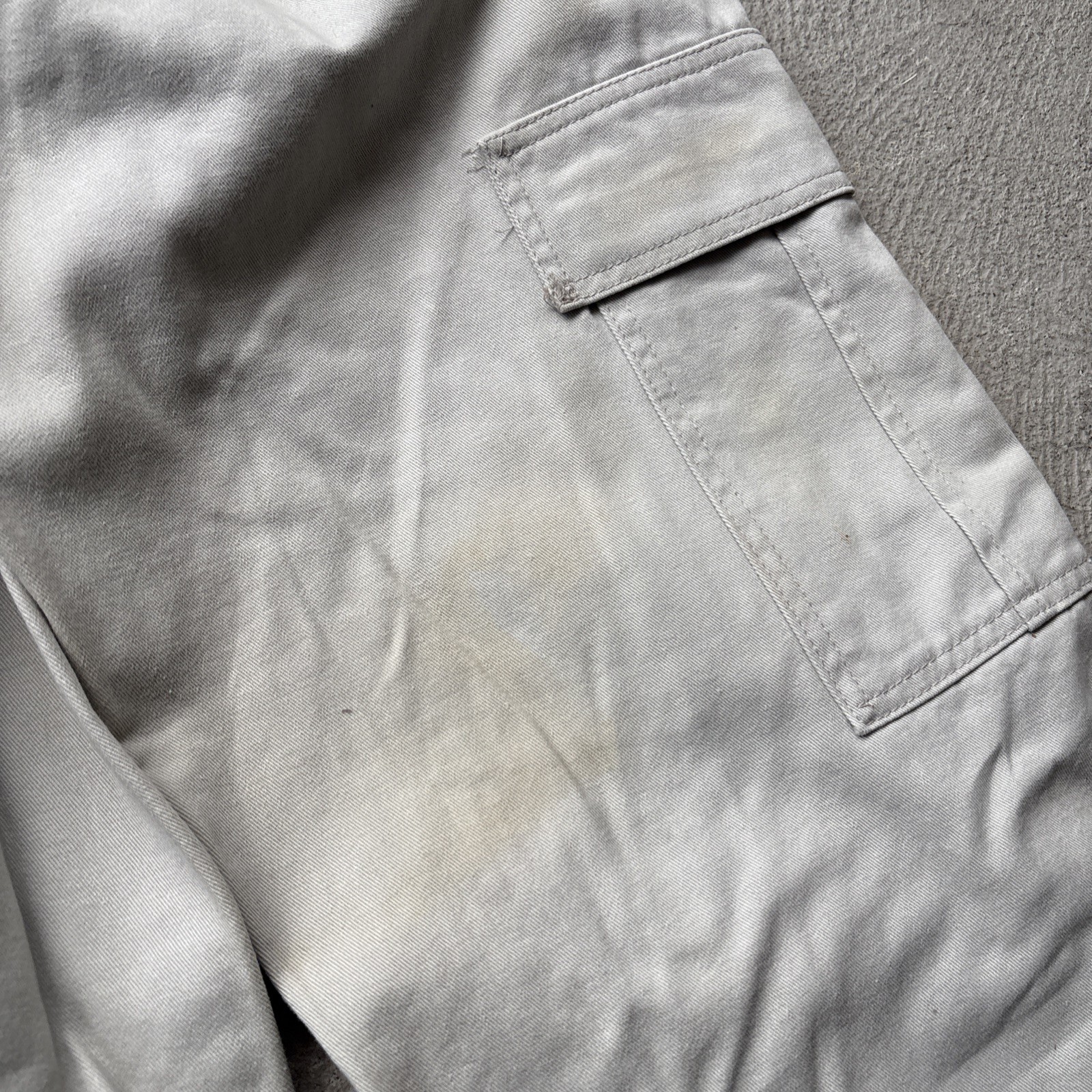 Vintage 90s LEE Cargo Pants Wide Relaxed Khaki Tan Beige USA Juniors 7 S