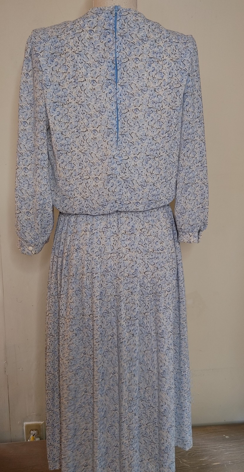 Vintage 80s Dress Secretary Church Grunge Grannycore sz 10 Damon II Union USA