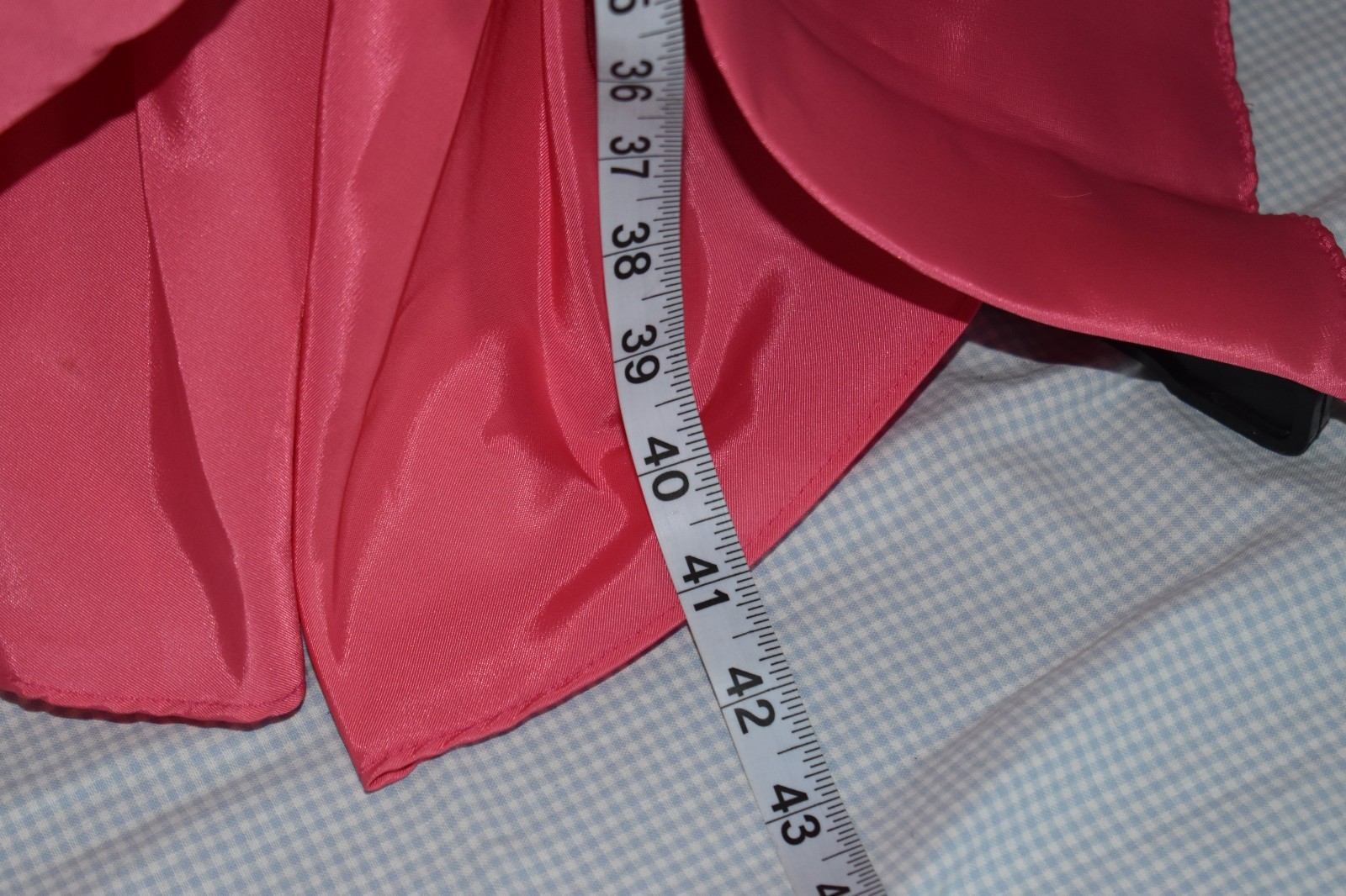 JCPenny Vintage Juniors 9 Hot Pink Long Prom Party Dress Taffeta Floor Length