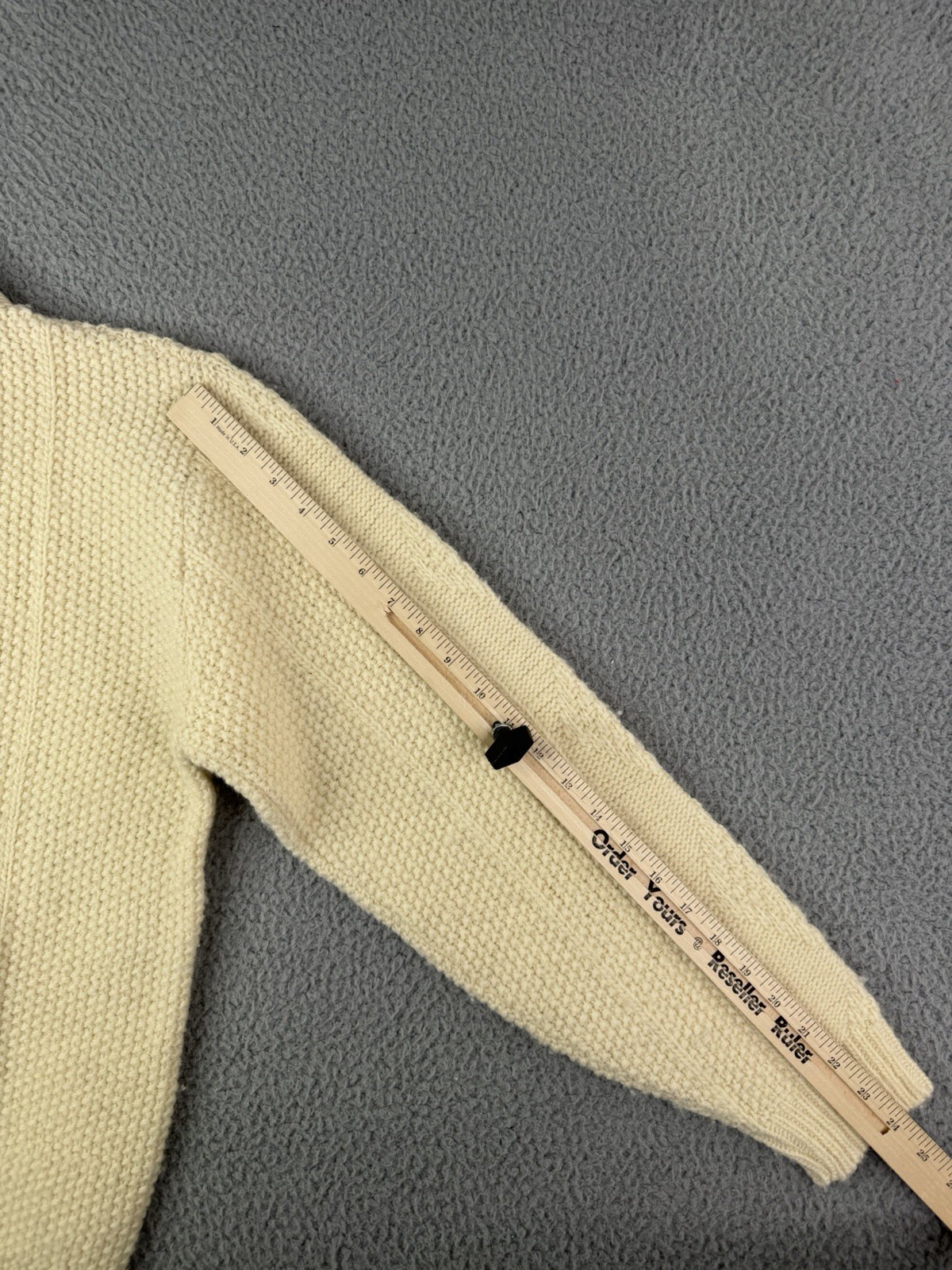 Vintage 80’s Brent Montgomery Ward Fisherman 100% Wool Sweater Size Large