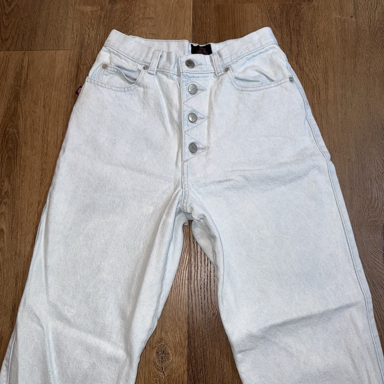 1980s Sasson Jeans Womens 9 Acid Wash Denim Blue Jean Pants Vintage 80s 26 x 28