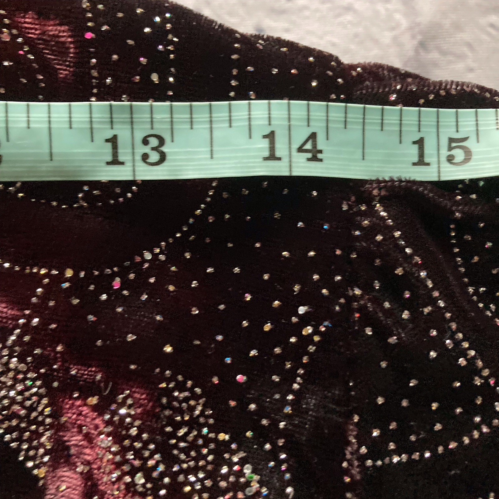 Vintage Women’s Jeri Marque Bolero Jacket Petite 1980’s Encrusted Black Cherry