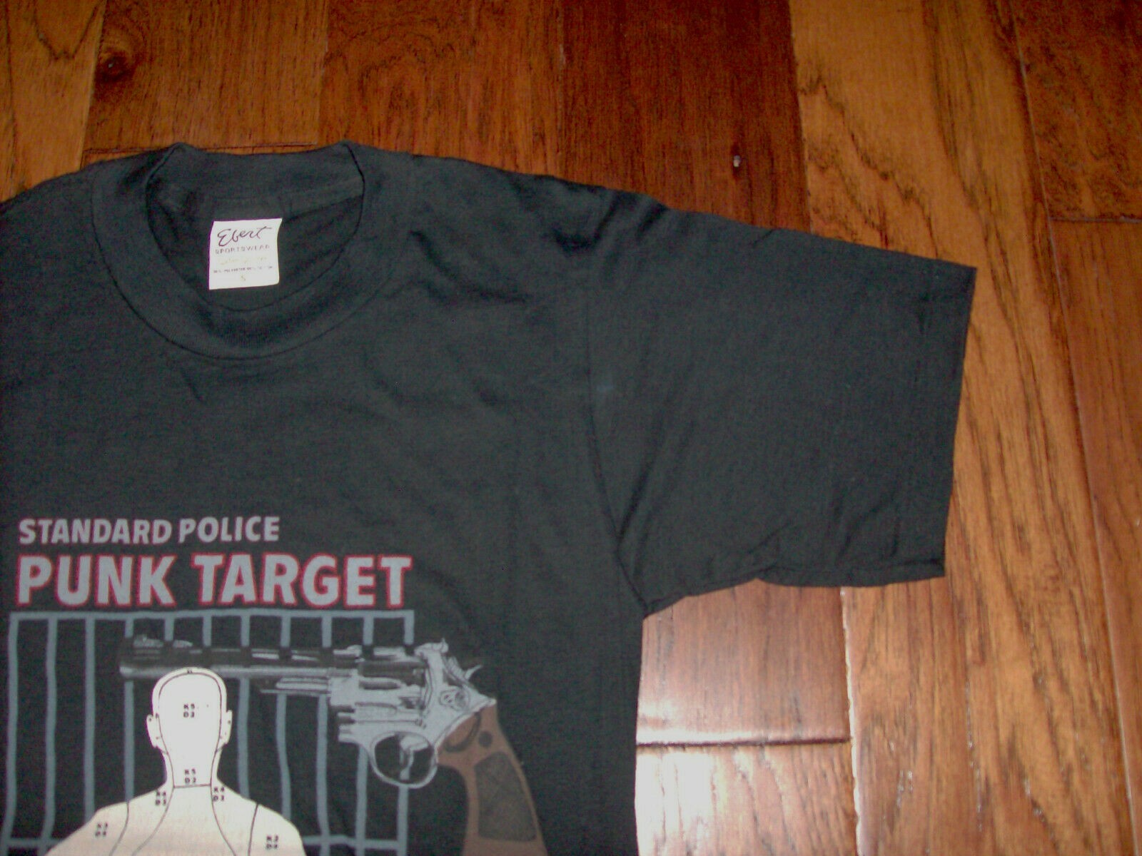 VINTAGE T-SHIRT POLICE PUNK TARGET MAKE MY DAY