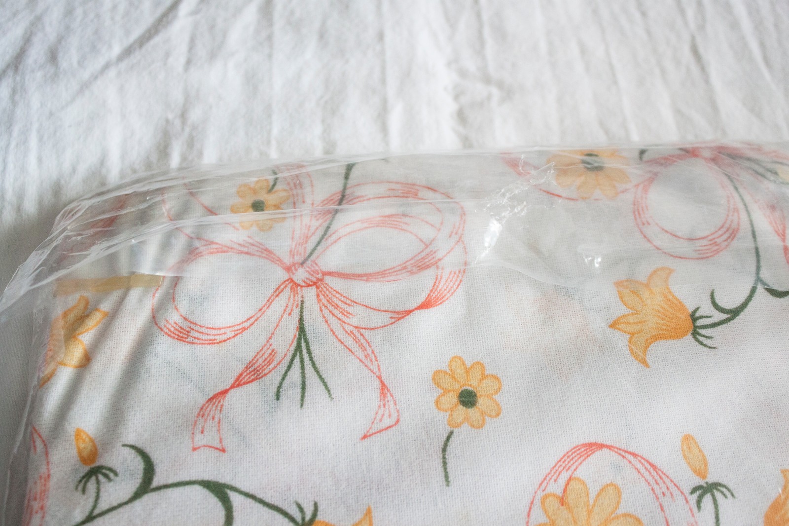 Vtg 60s White Floral Shift Nightgown Berkliff Nylon Dress Pajama Gown NIP