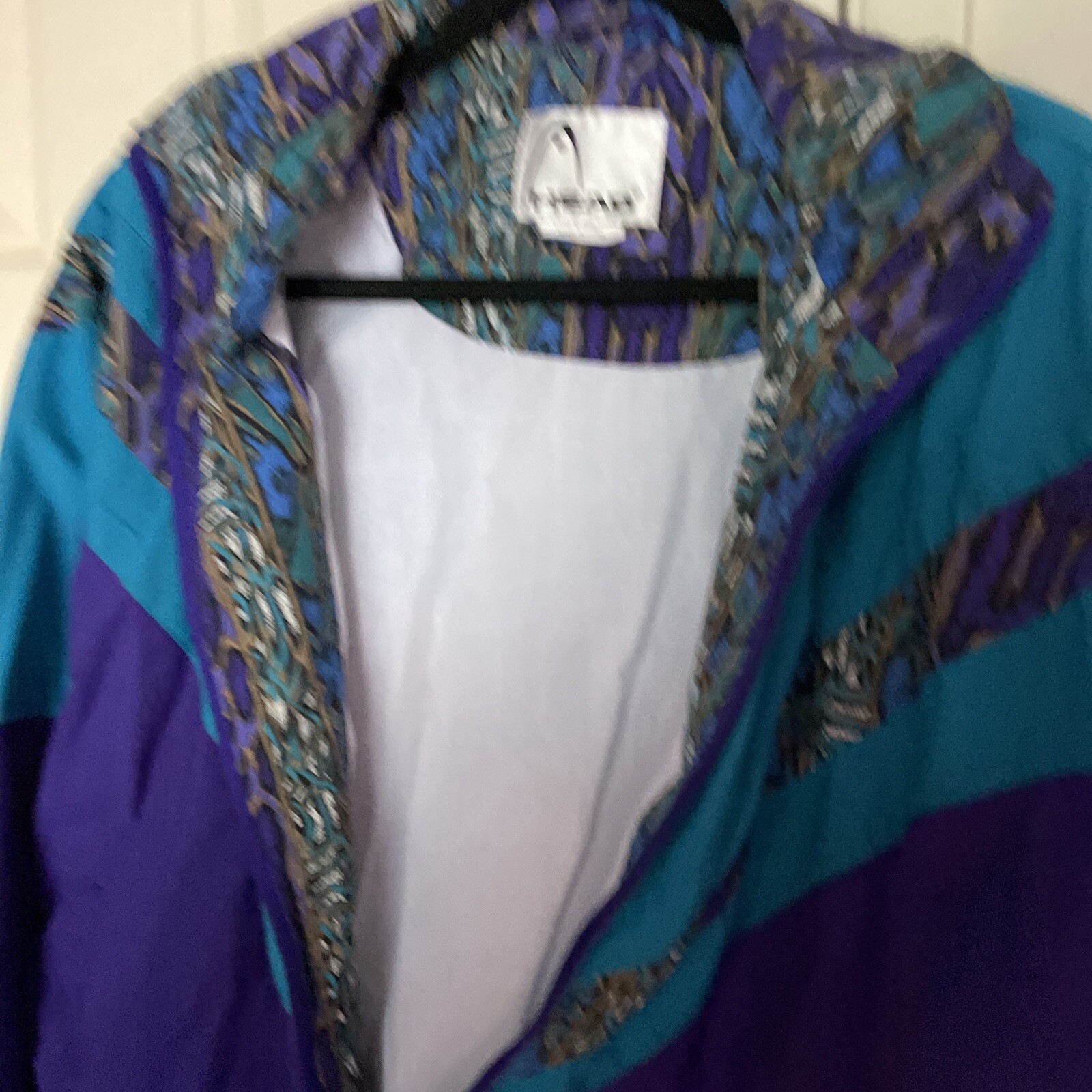 1980’s Head Sportwear Women Purple Sport Suit Track Tennis Warmup Vintage Lrg